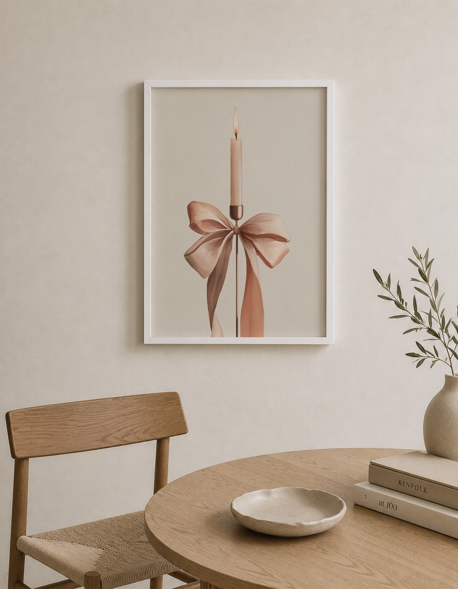 Candle Bow Poster