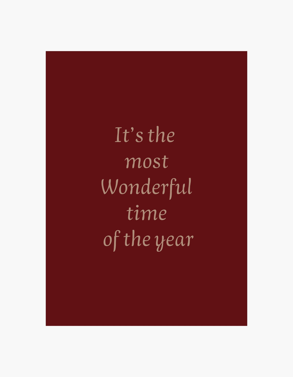 Most Wonderful Time Poster