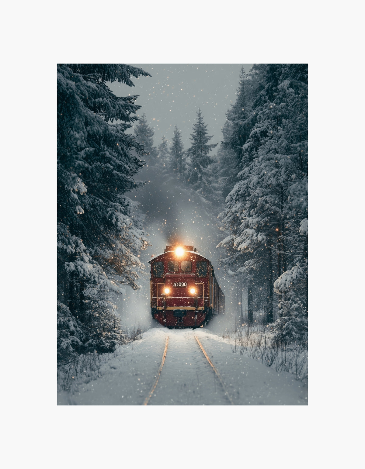 Christmas Train Poster