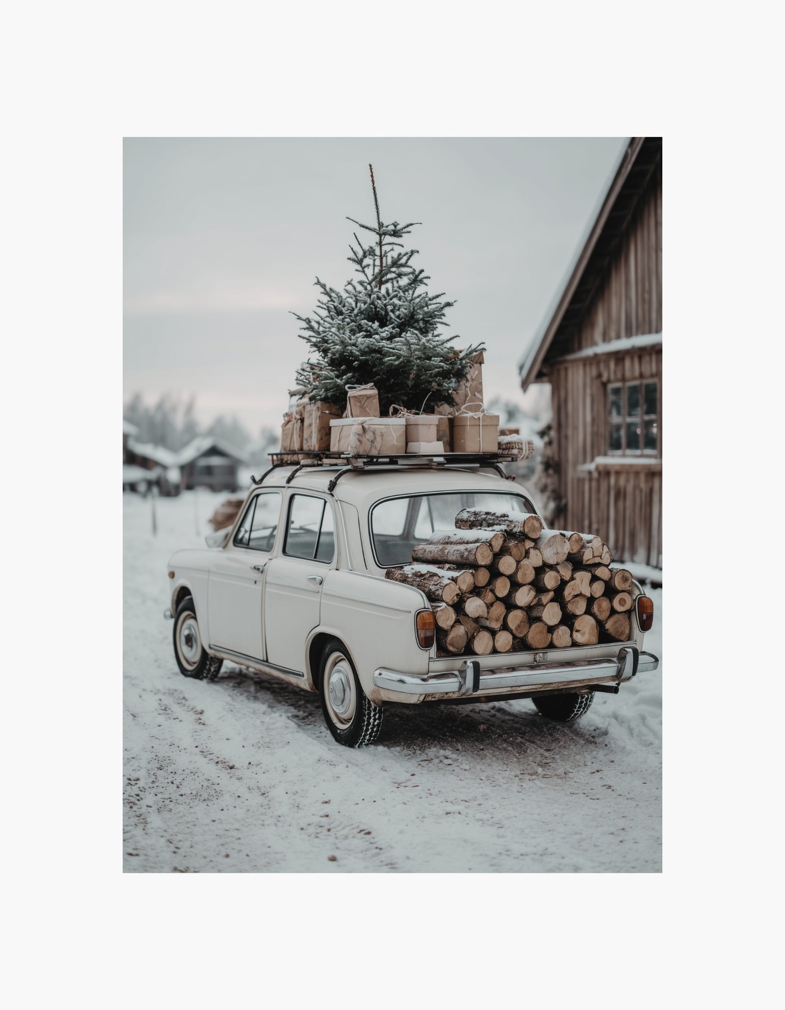 Winter Tree Delivery Poster