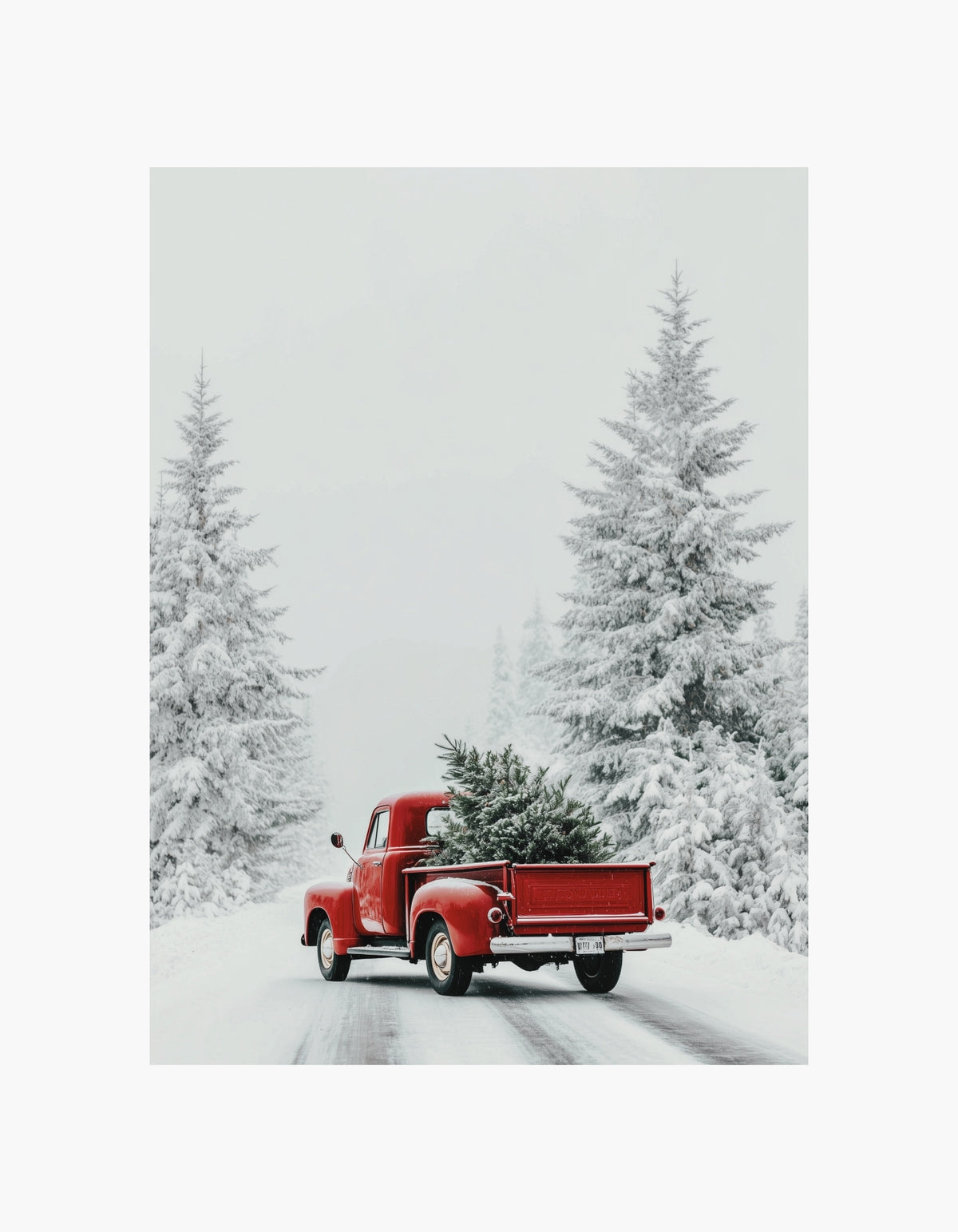 Christmas Truck Poster