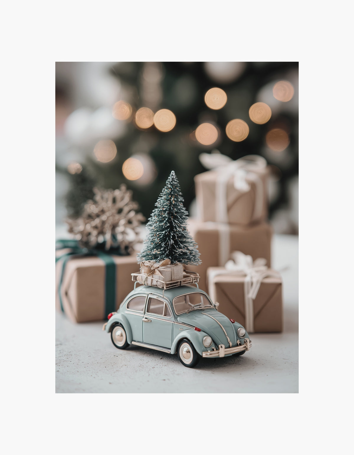 Christmas Car Delivery Poster