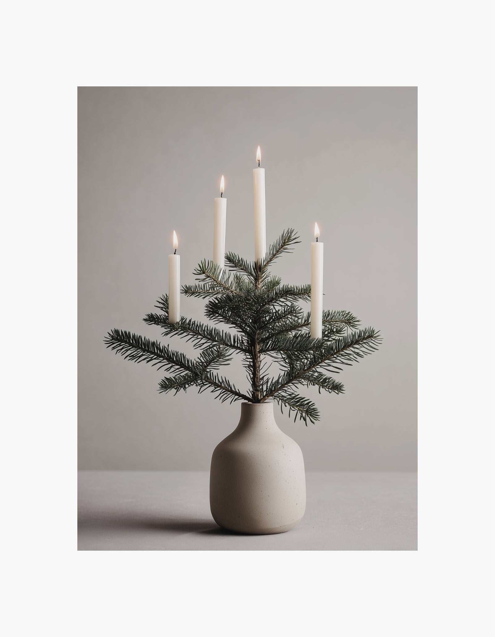 Winter Candle Poster