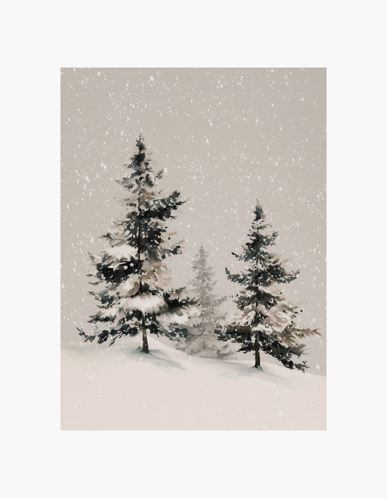 Winter Forest Poster