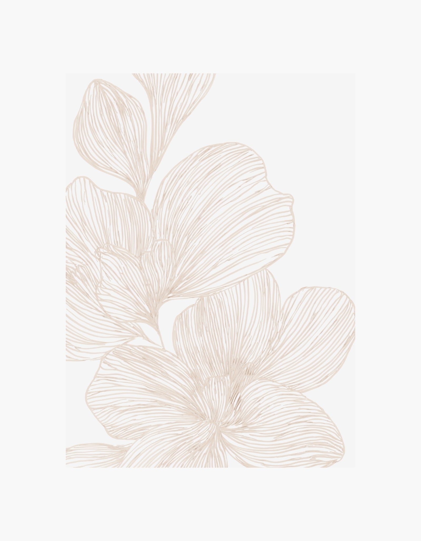 Line Flower No3 Poster