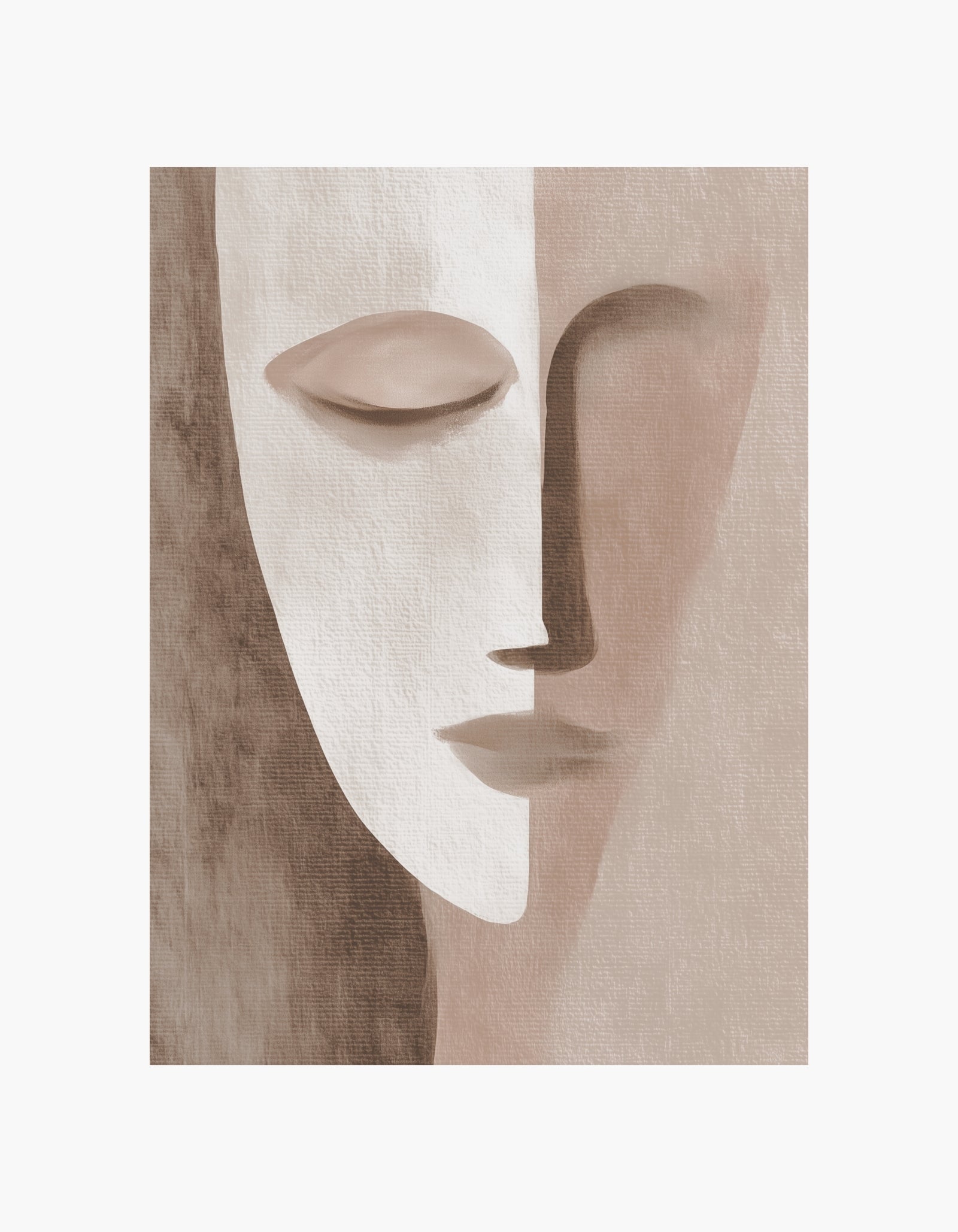 Soft Silhouette Poster