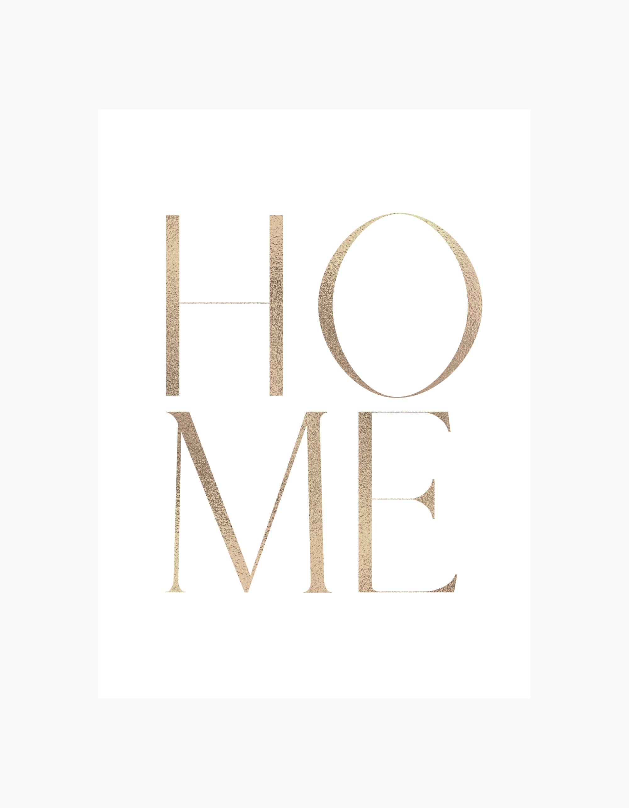 Home Gold Poster