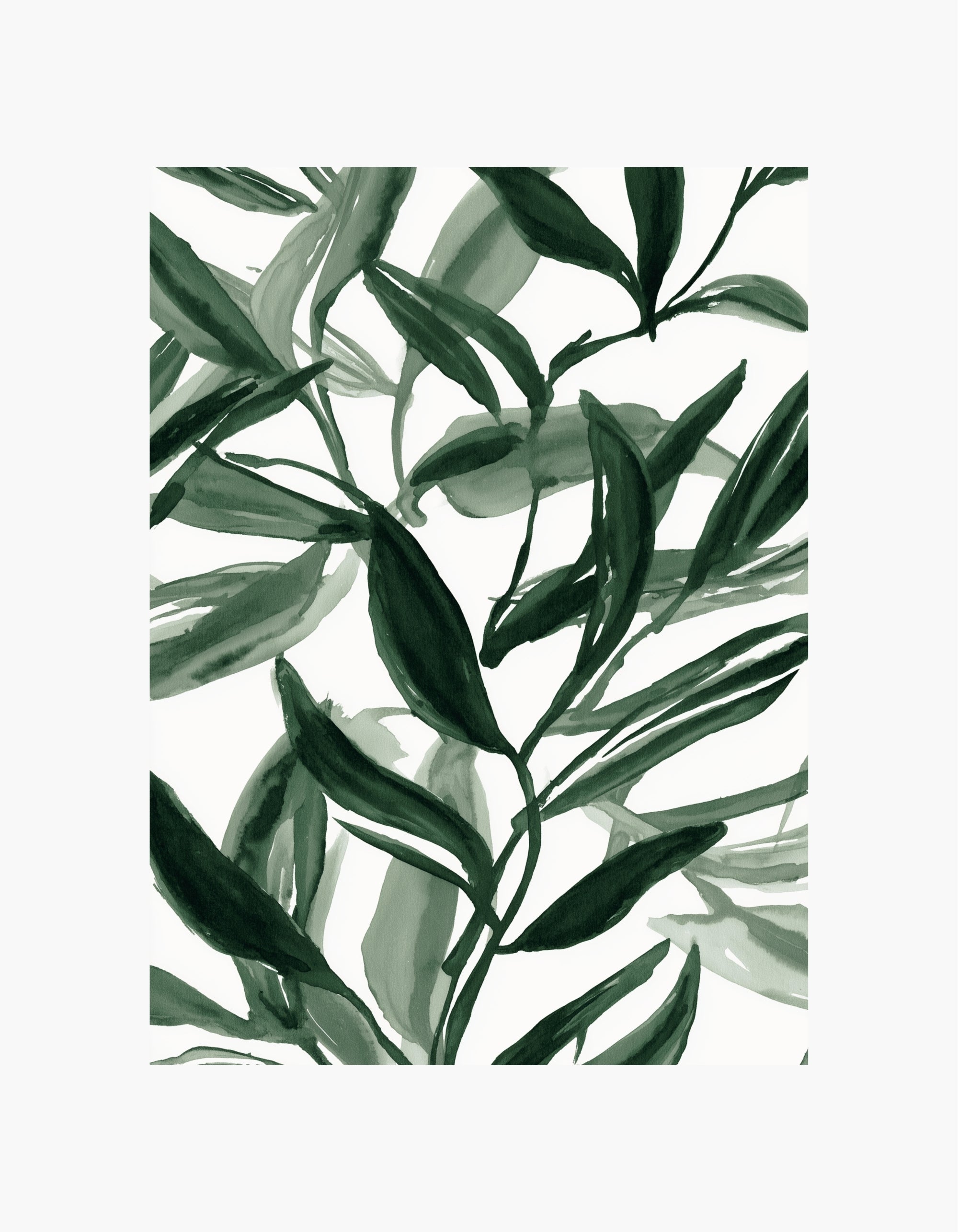Green Botanical Poster