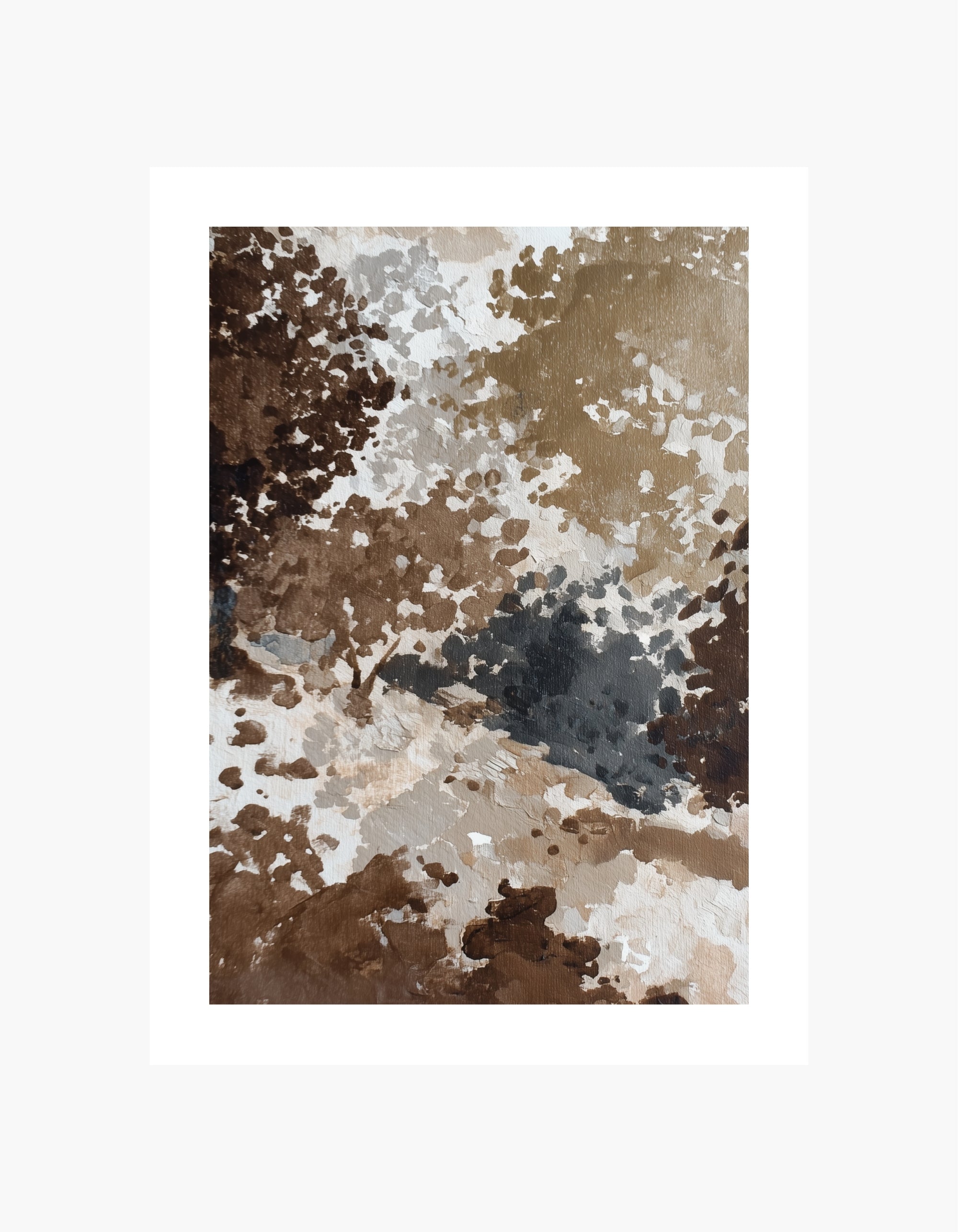 Earthy Abstract Poster