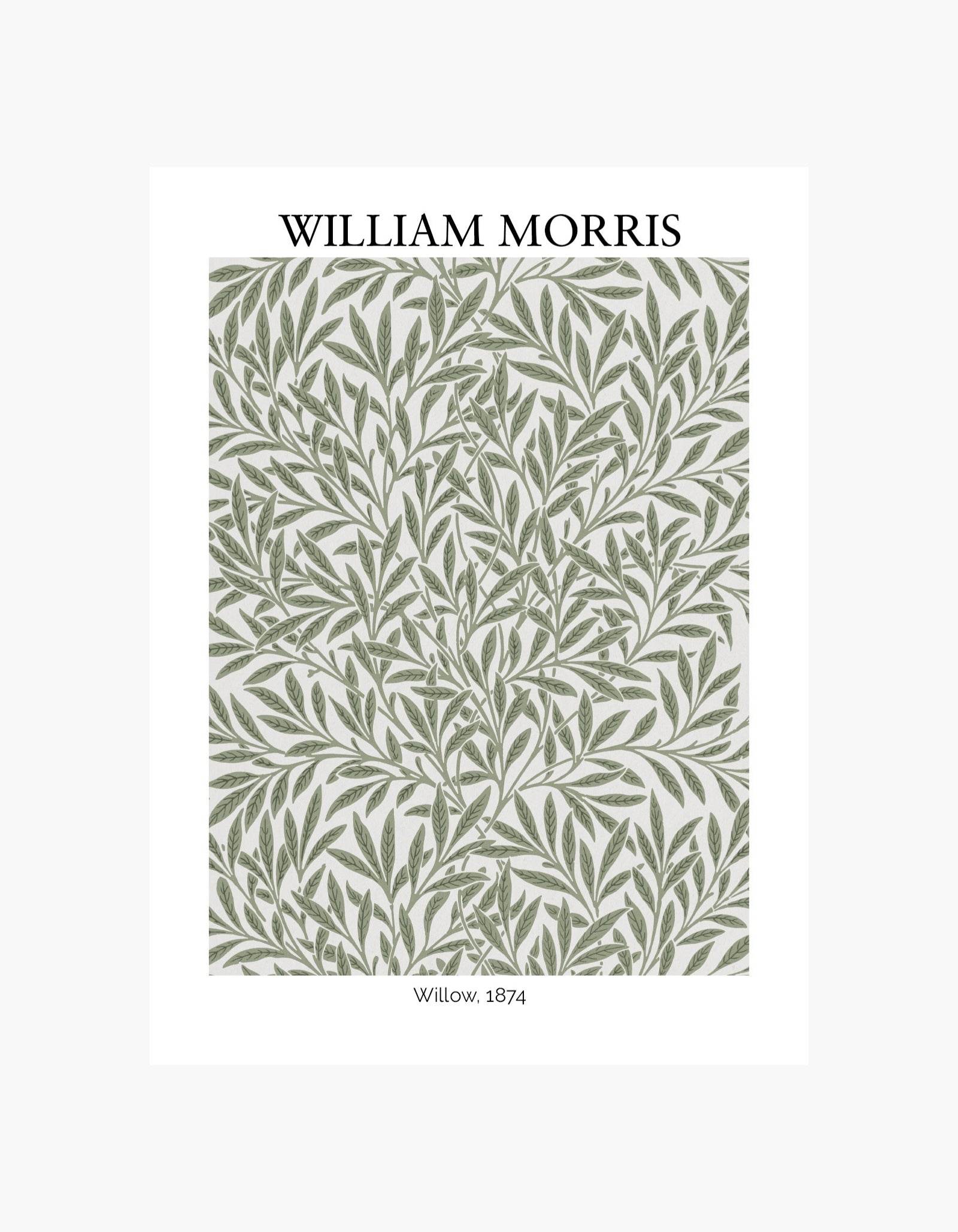 William Morris Willow 1874 Poster