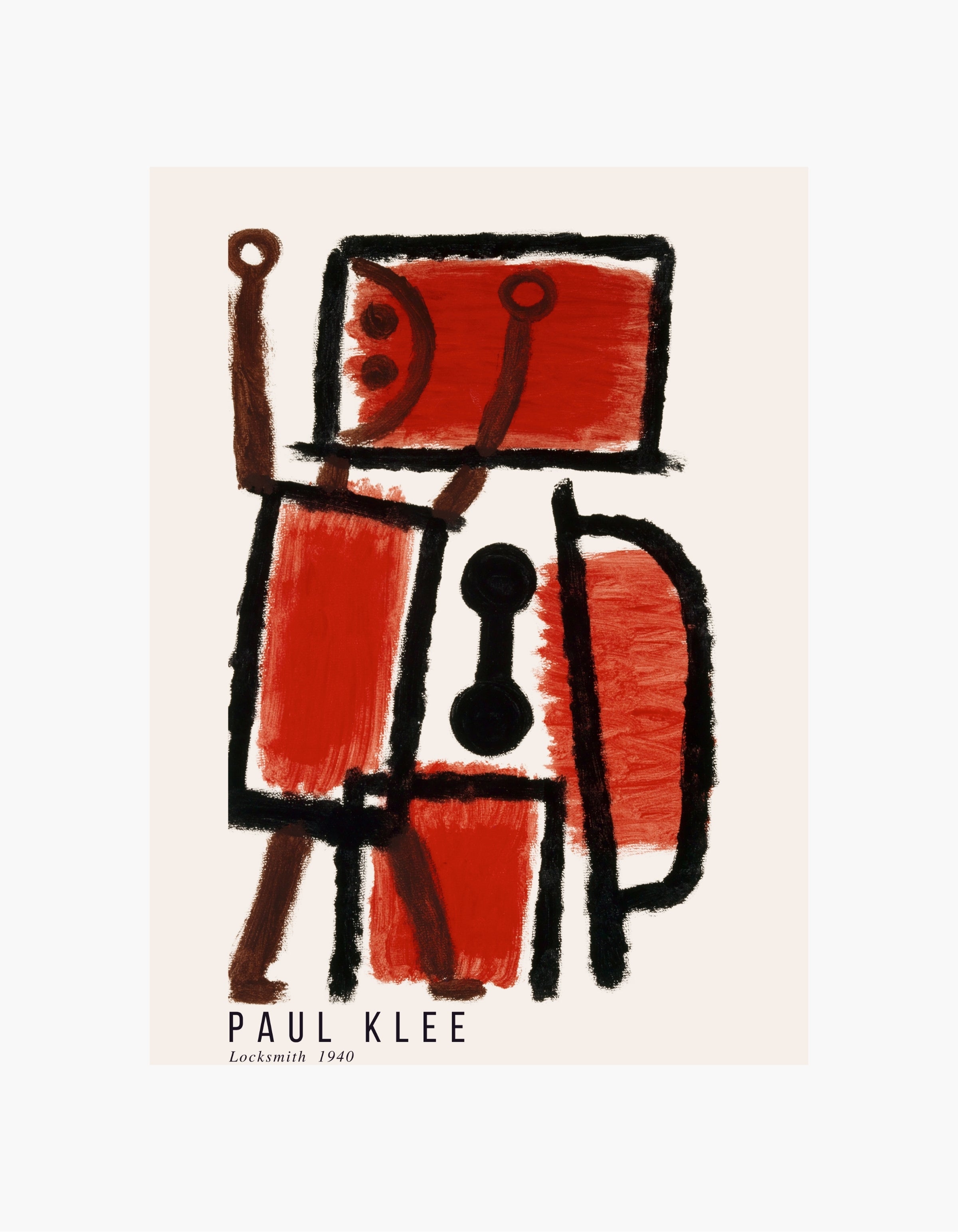 Paul Klee Locksmith Poster