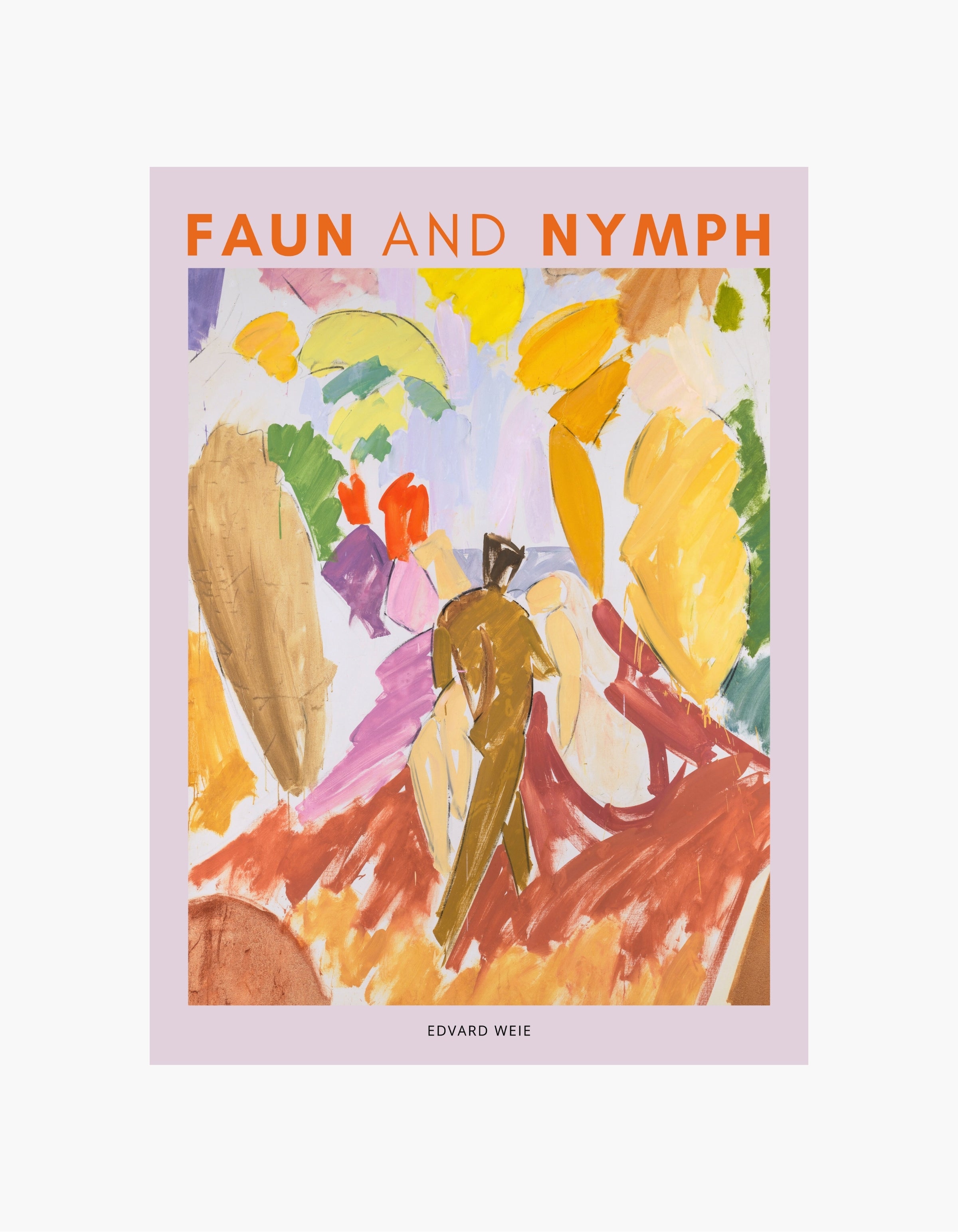 Edvard Weie Faun and Nymph Poster