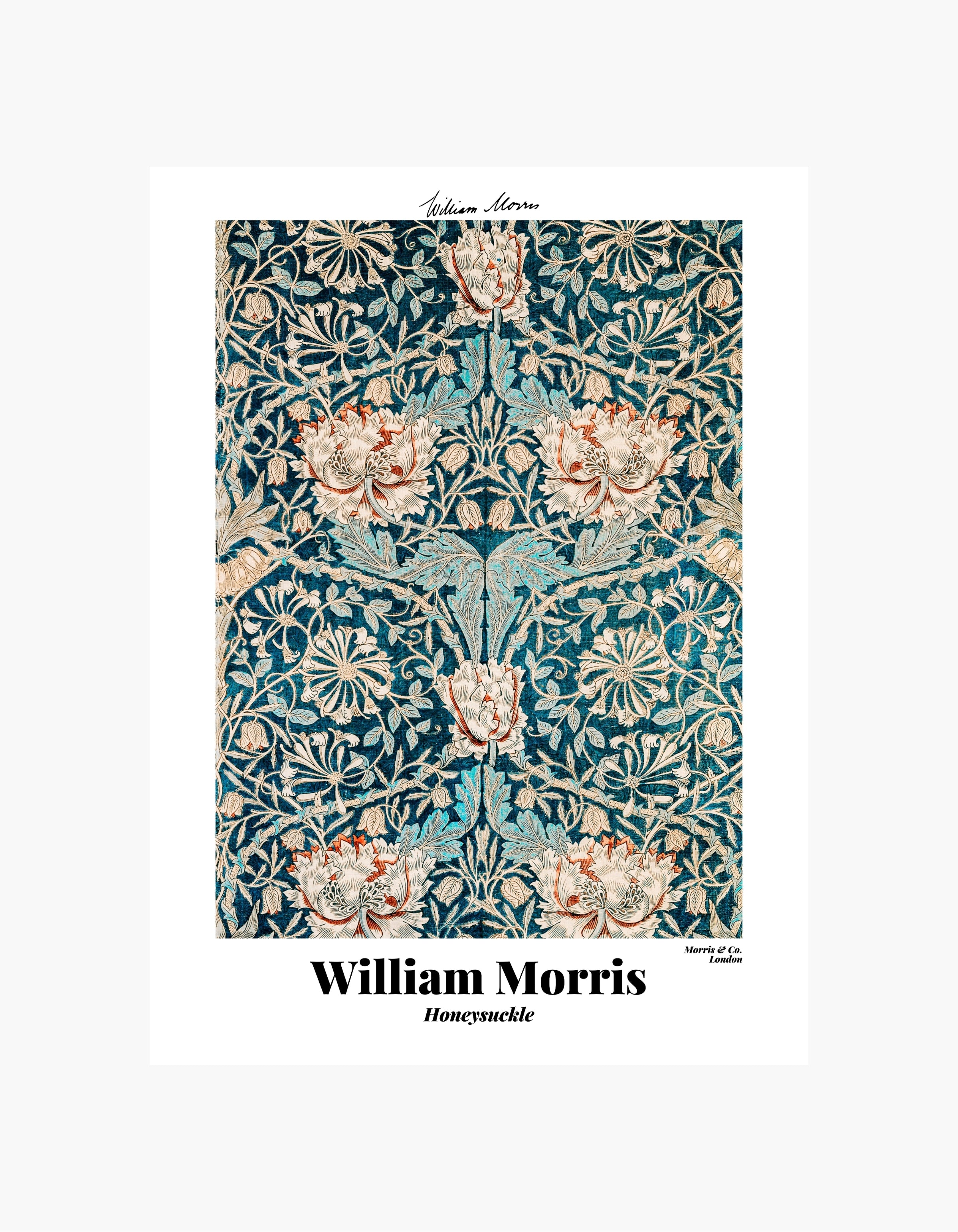William Morris Honeysuckle Poster