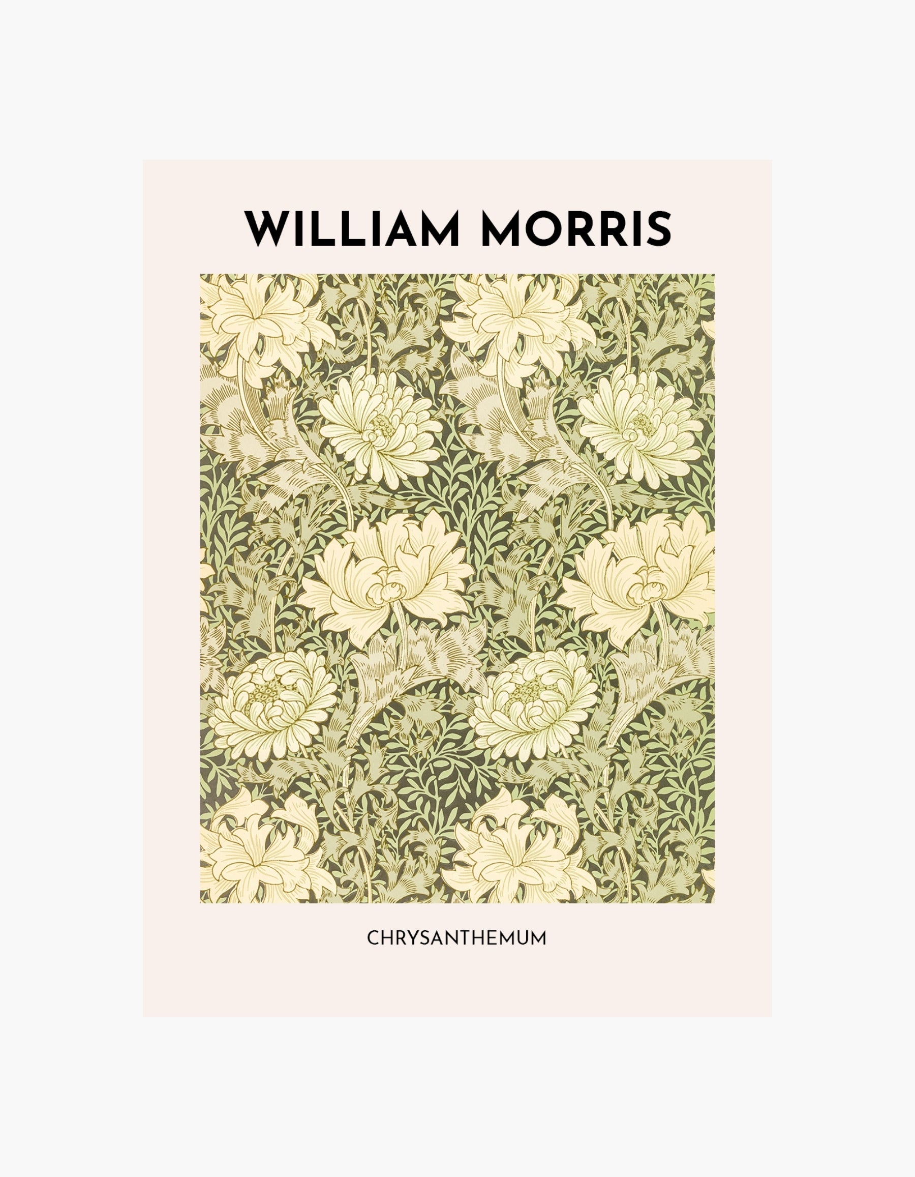 William Morris Chrysanthemum Poster