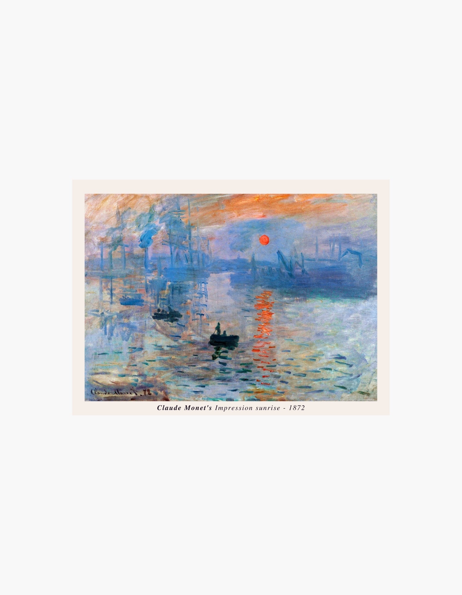 Monet Impression, Sunrise Poster