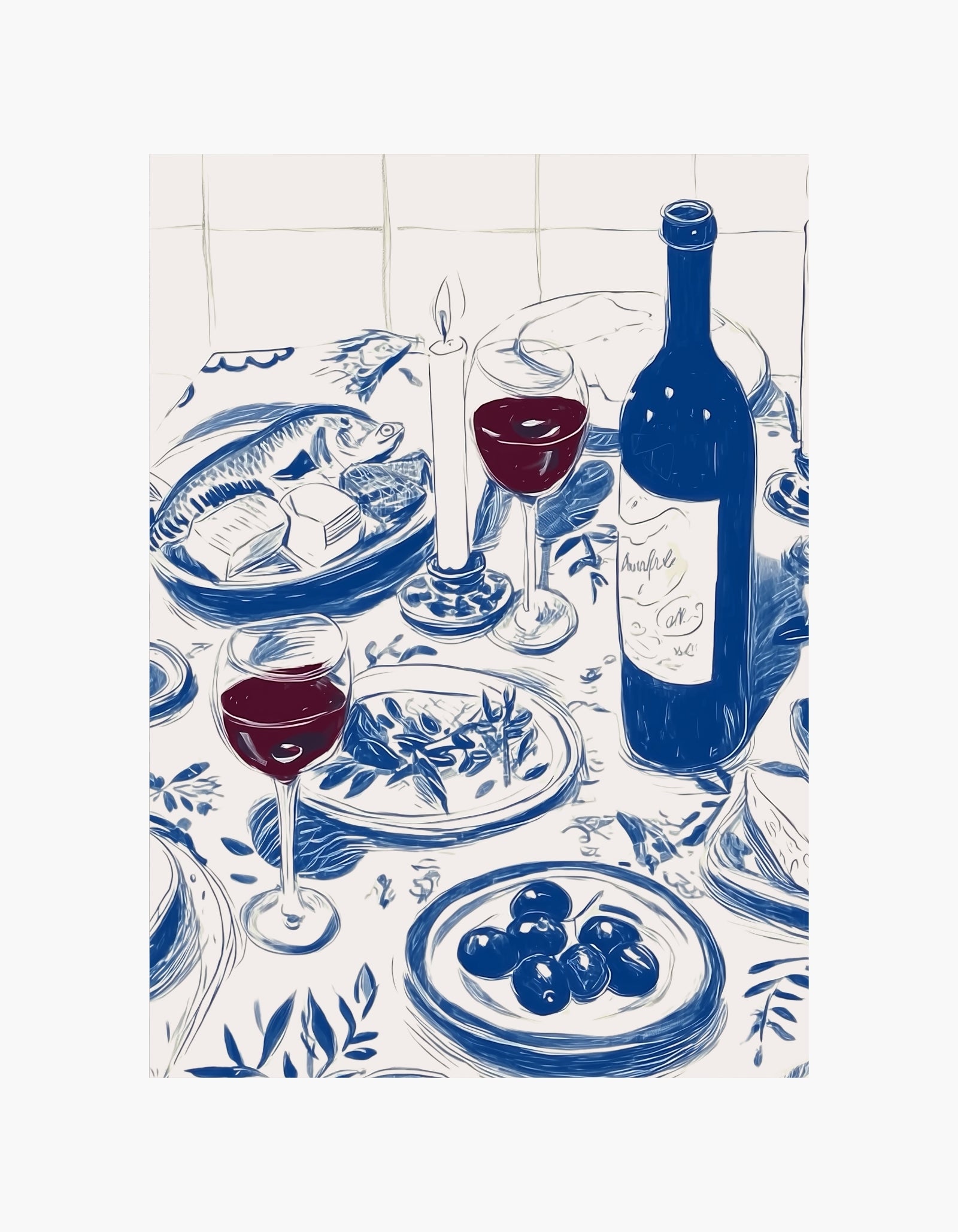 Mediterranean Dinner Poster