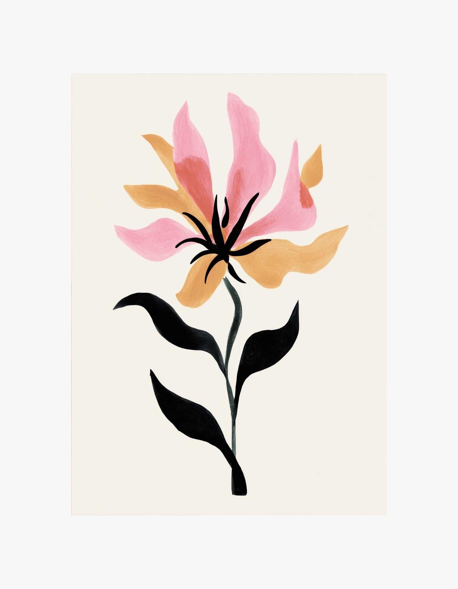 Soft Bloom Flower Poster