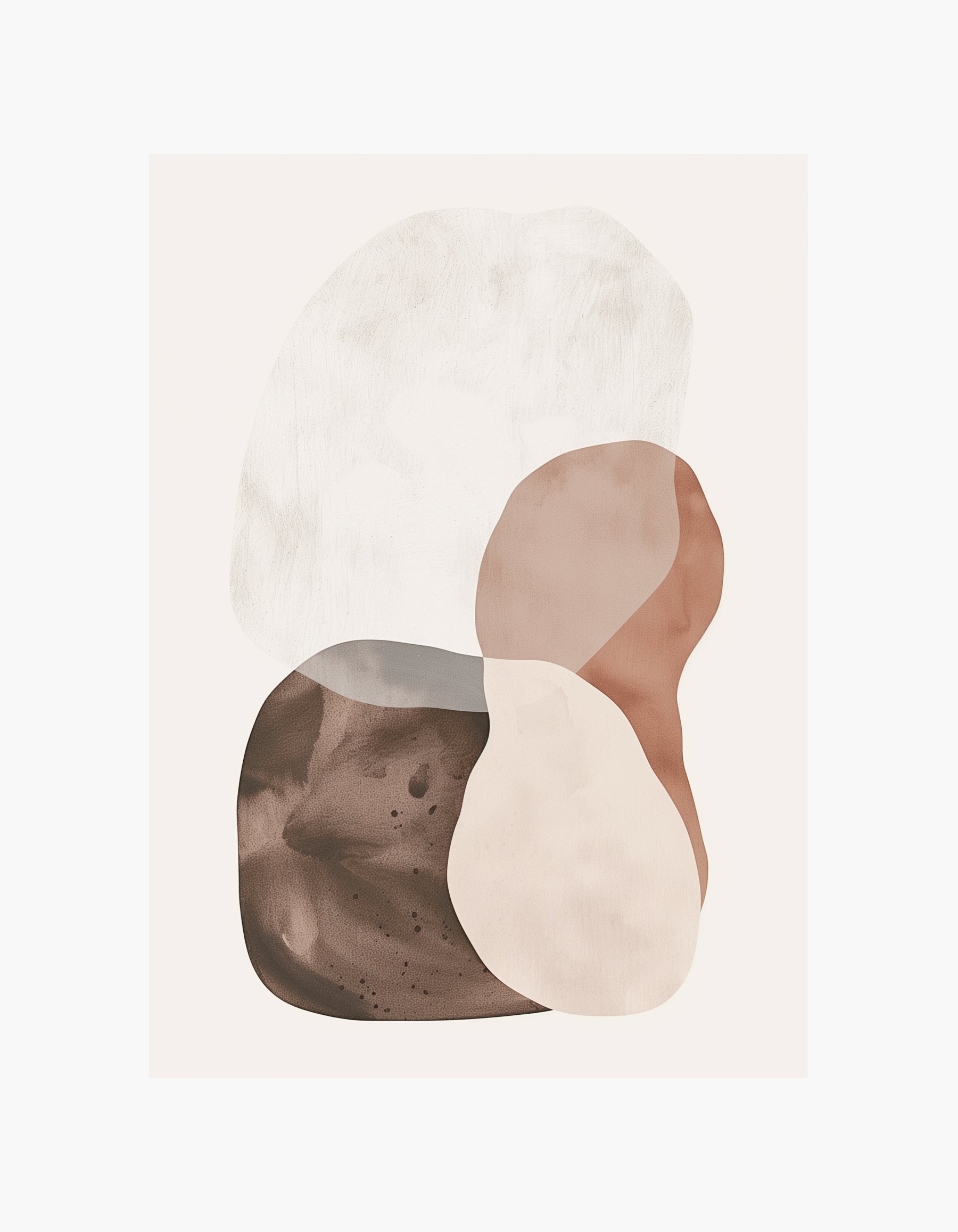Muted Forms Poster