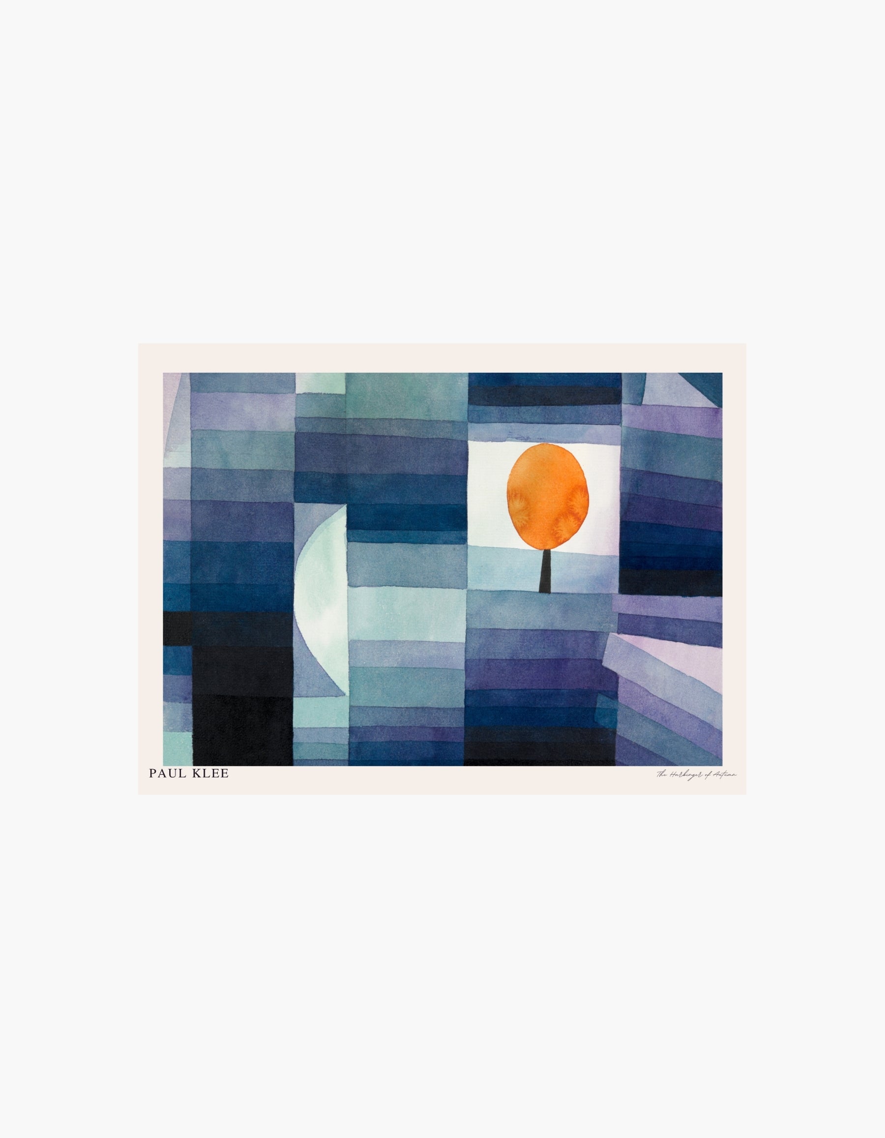 Paul Klee The Harbinger of Autumn Poster