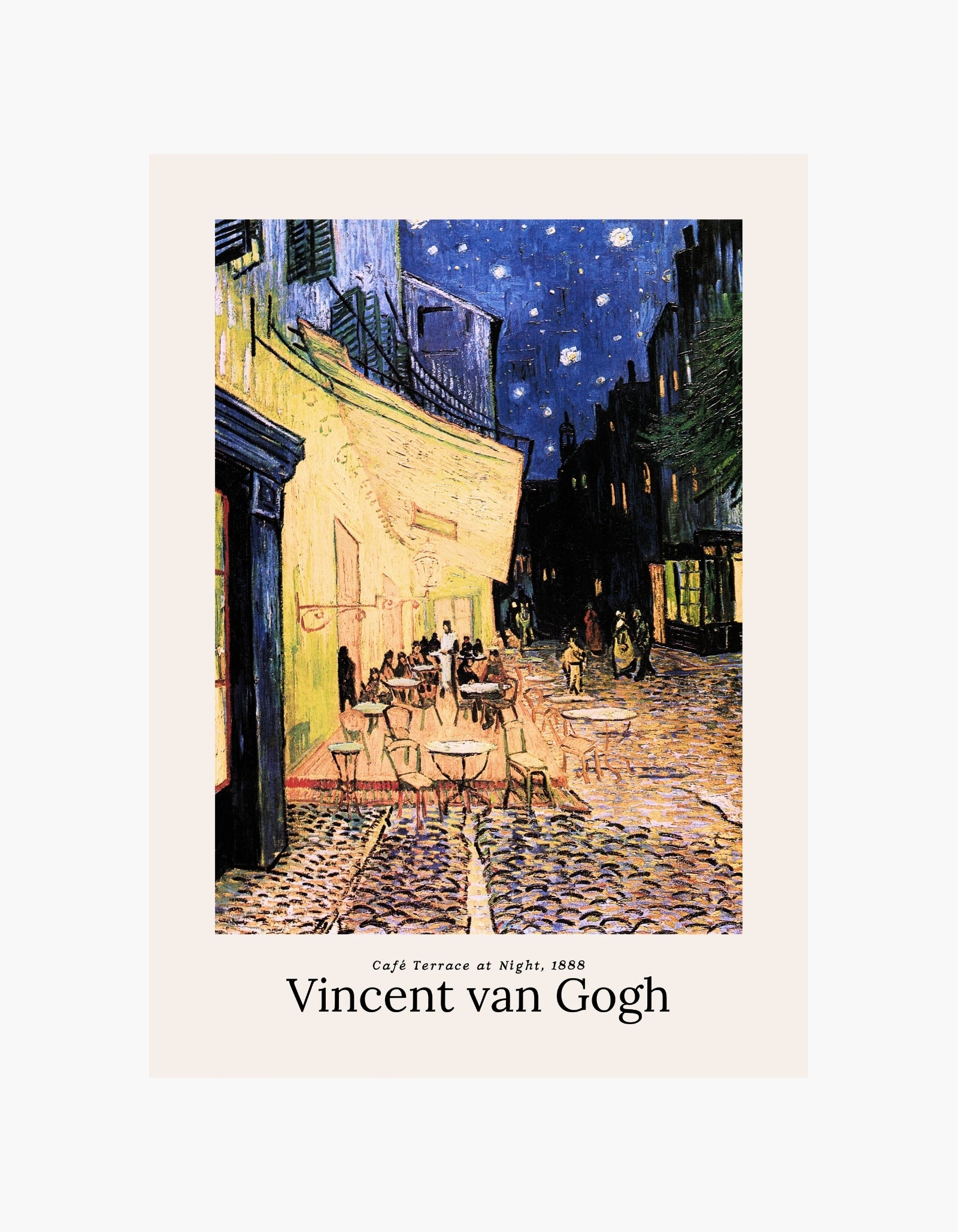 Van Gogh Café Terrace at Night Poster