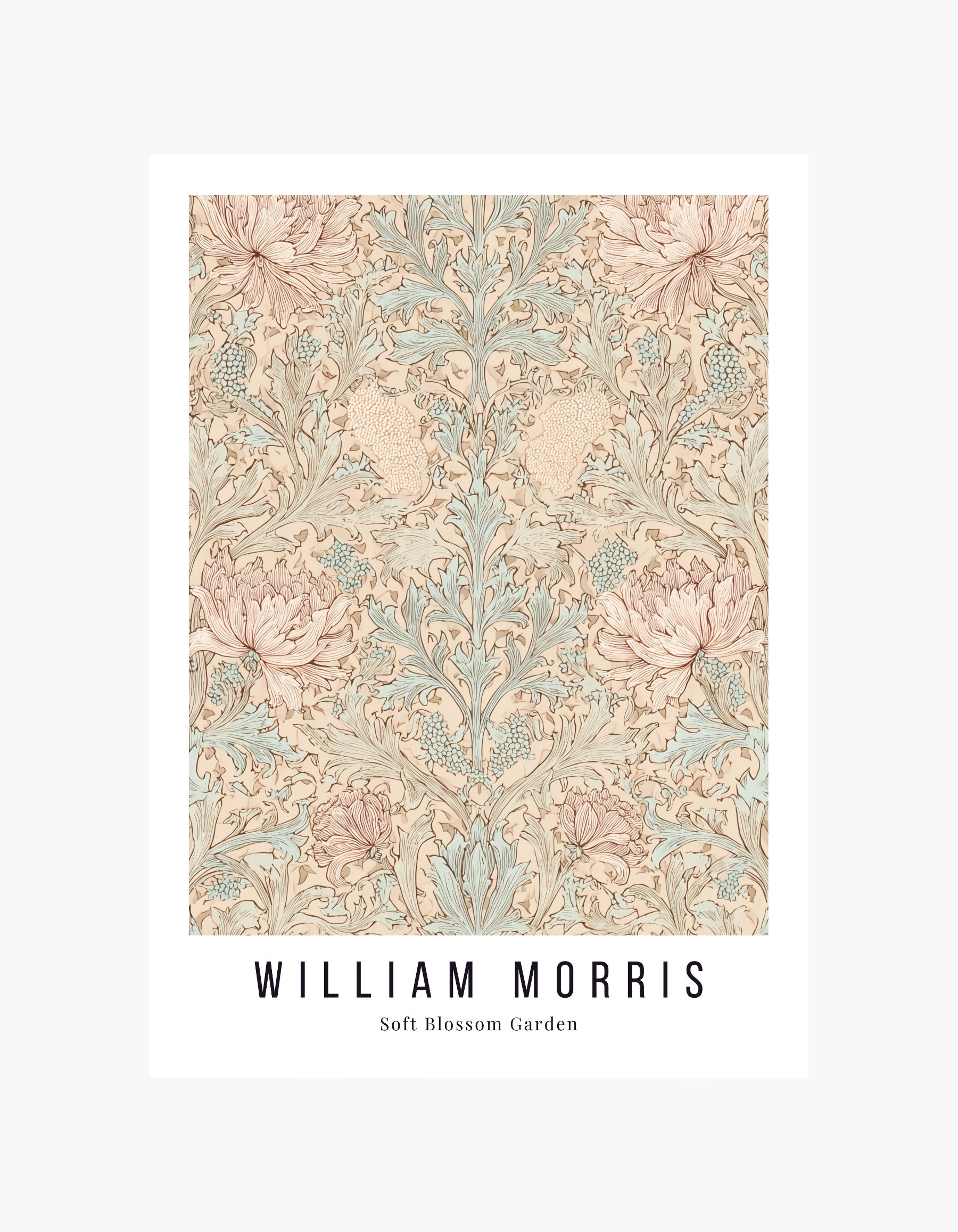 WILLIAM MORRIS BLOSSOM GARDEN POSTER
