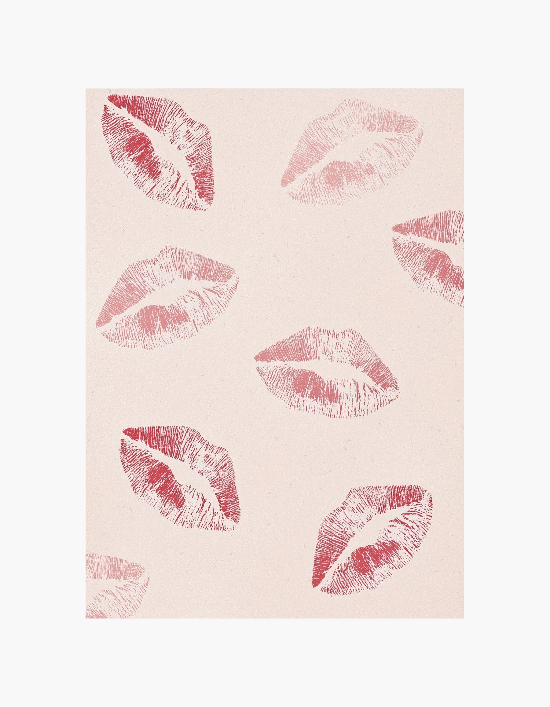 Kiss Pattern Poster