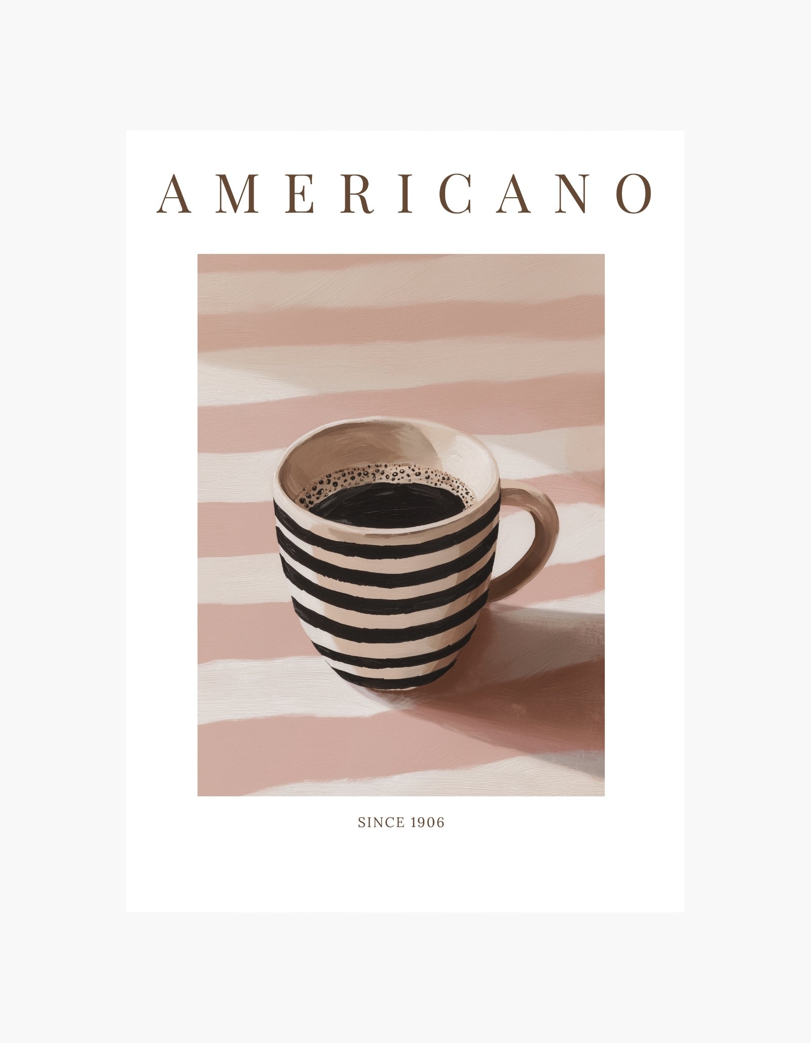 Americano Coffee Poster