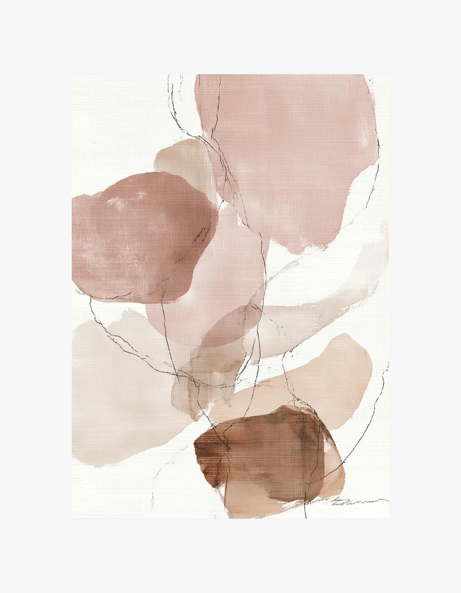 Abstract Earth No.1 Poster