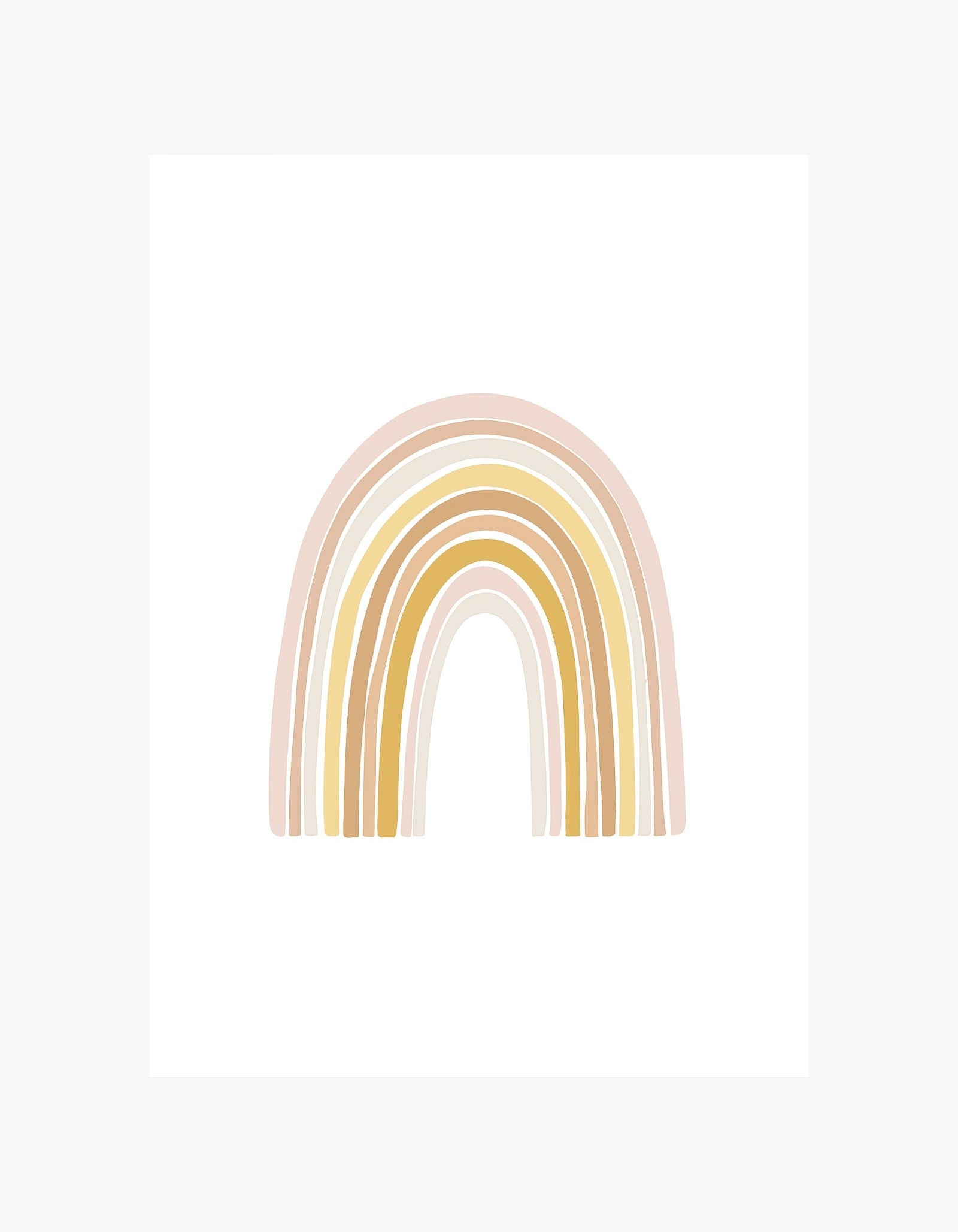 Soft Rainbow Poster