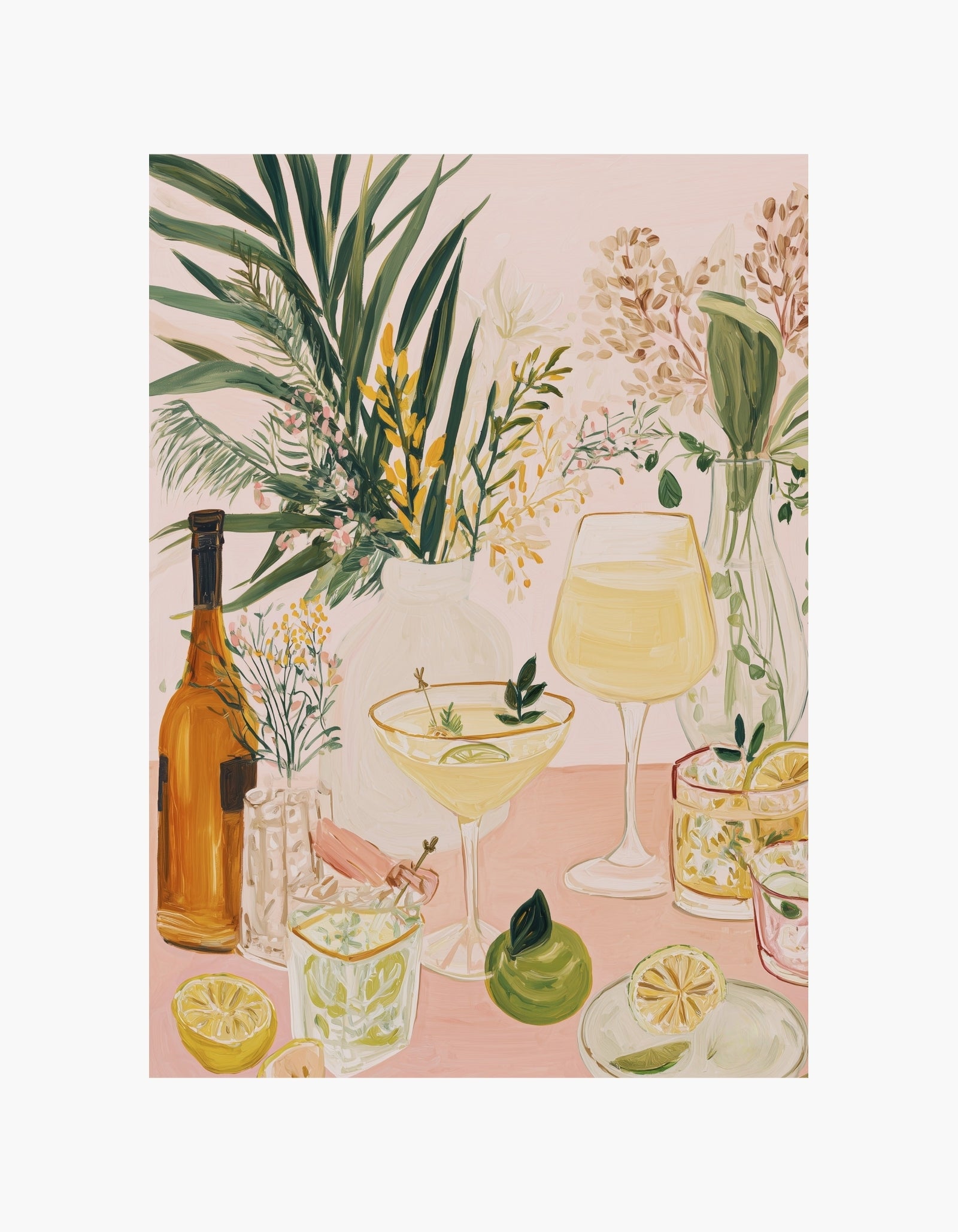 Lemon Garden Aperitif Poster