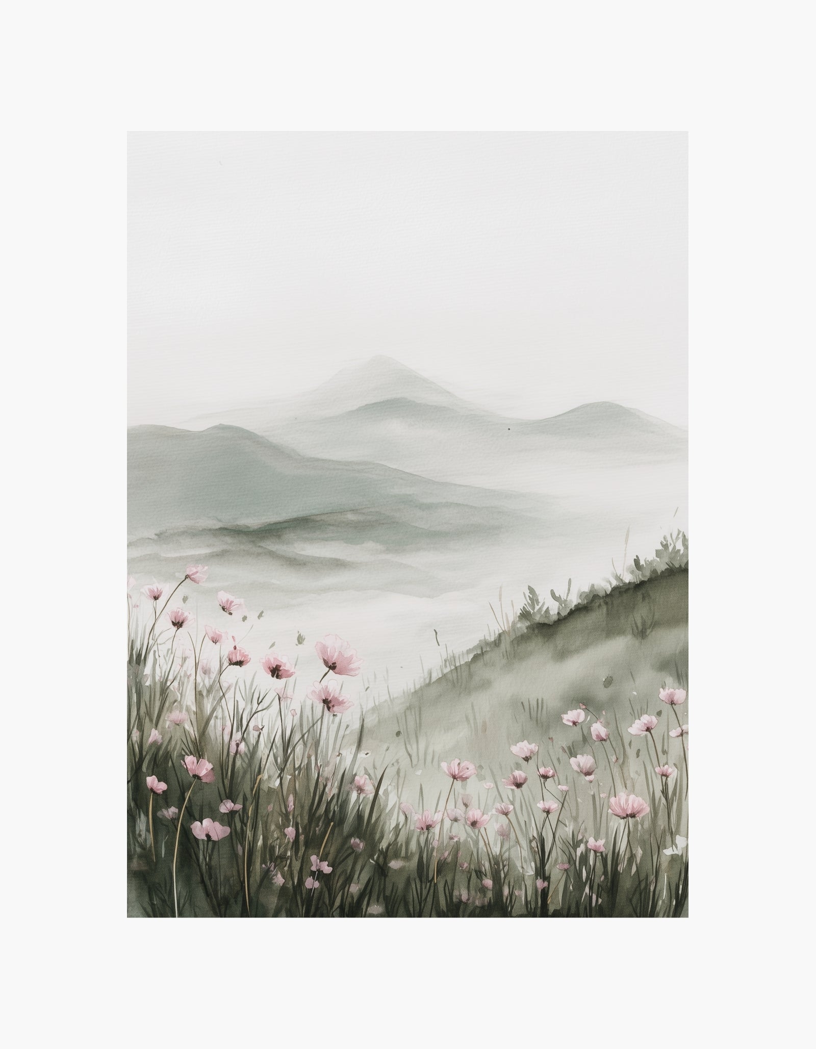 Misty Meadow No.2 Poster