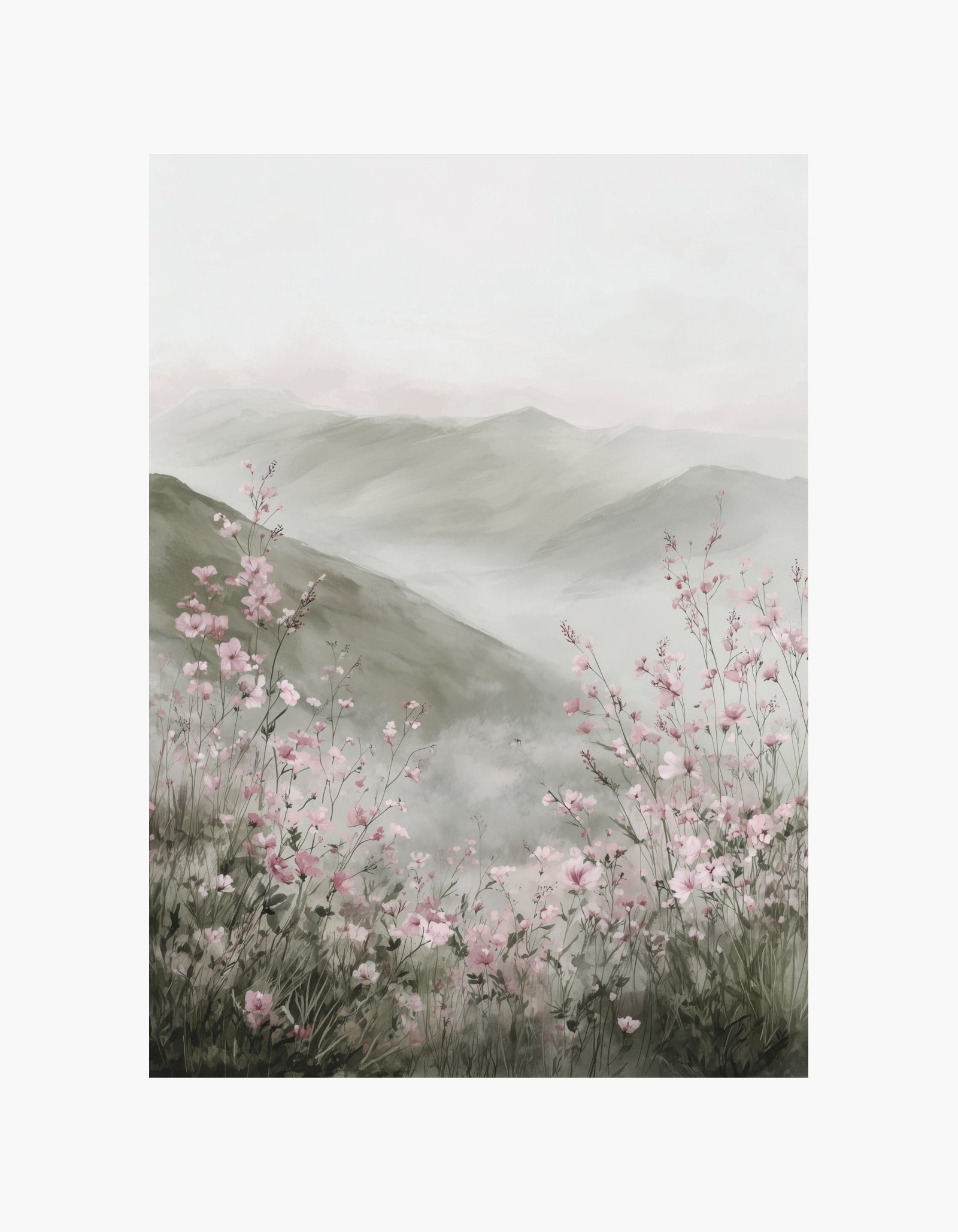 Misty Meadow No.1 Poster