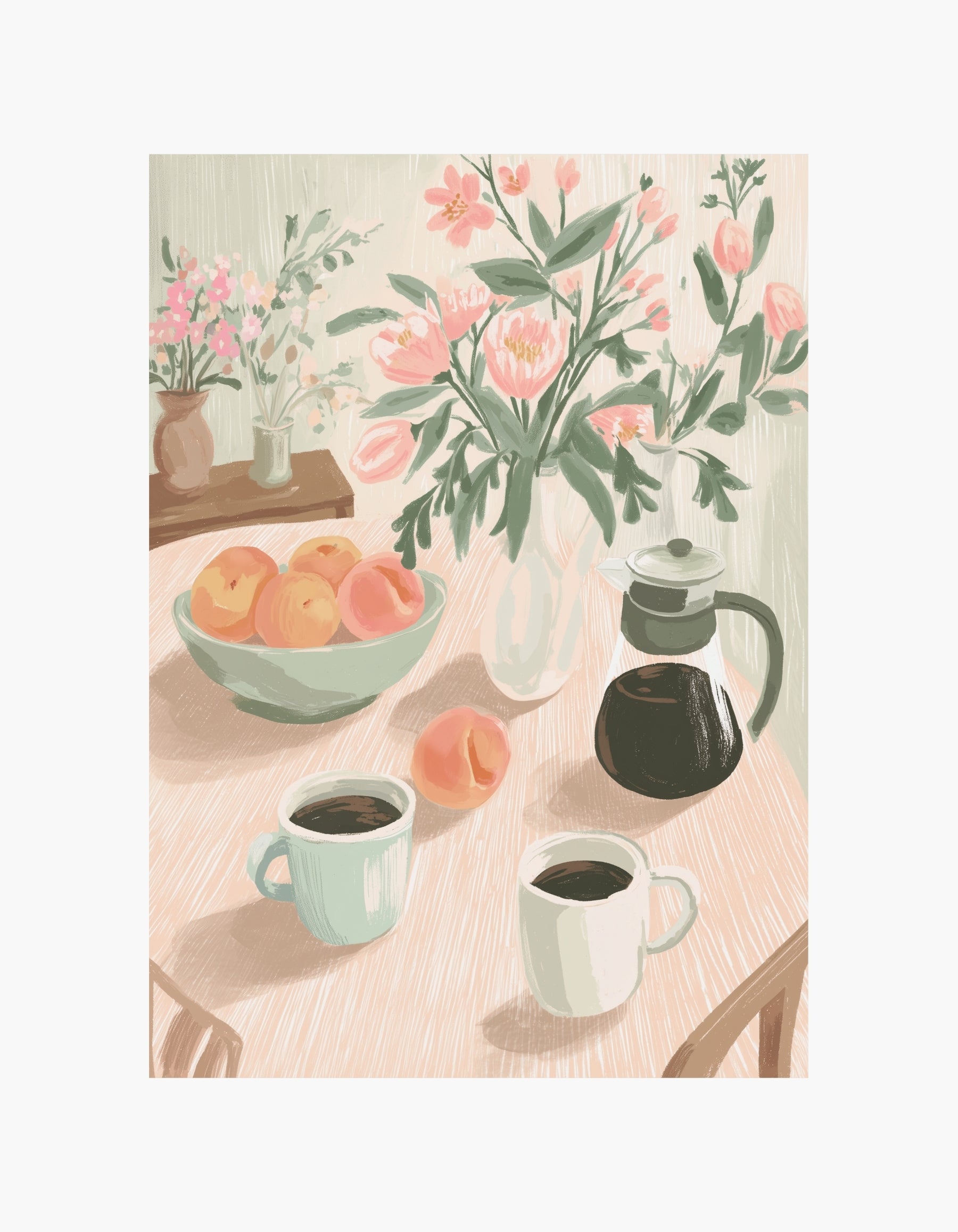 Summer Coffee Moment Poster