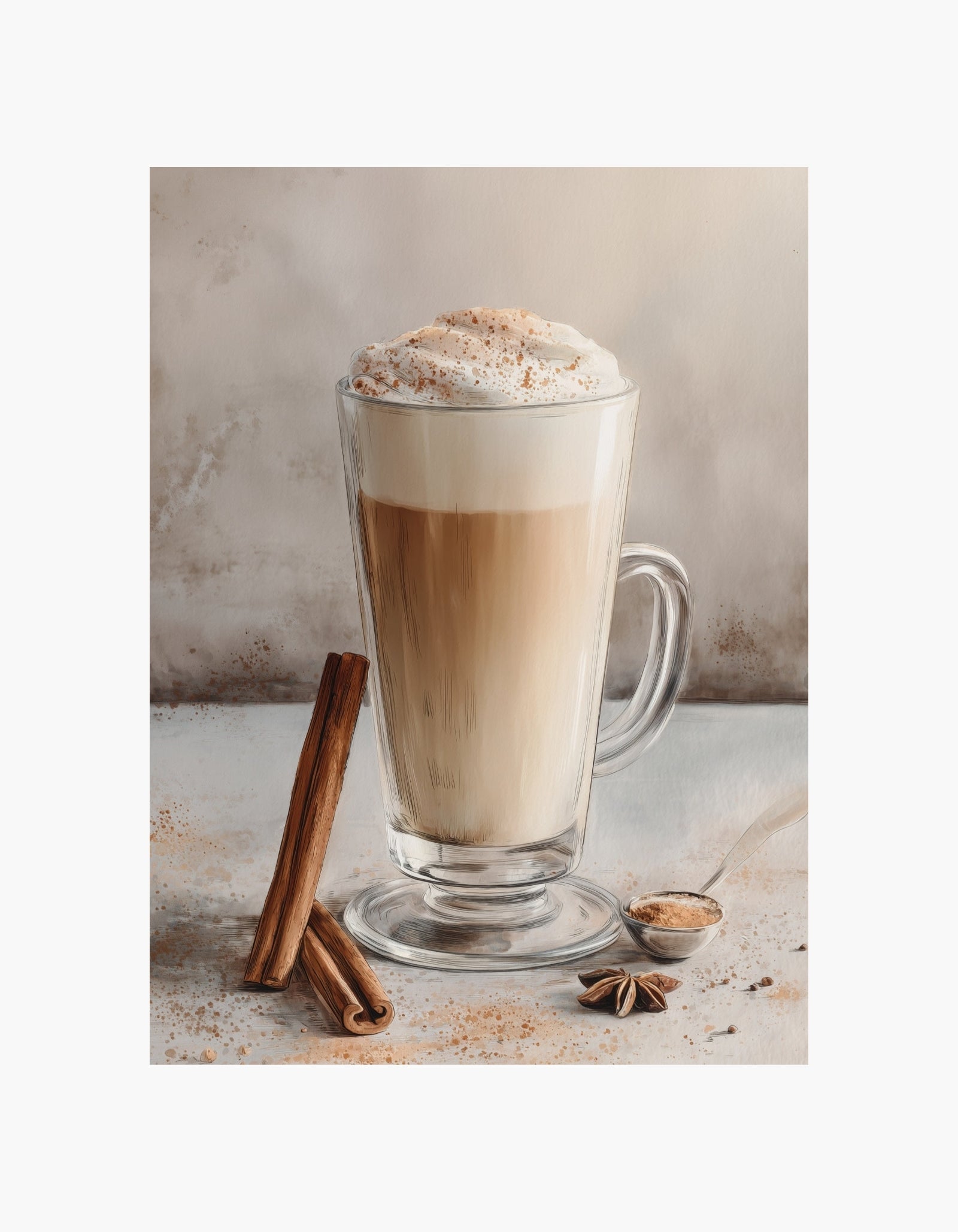Latte Spice Poster