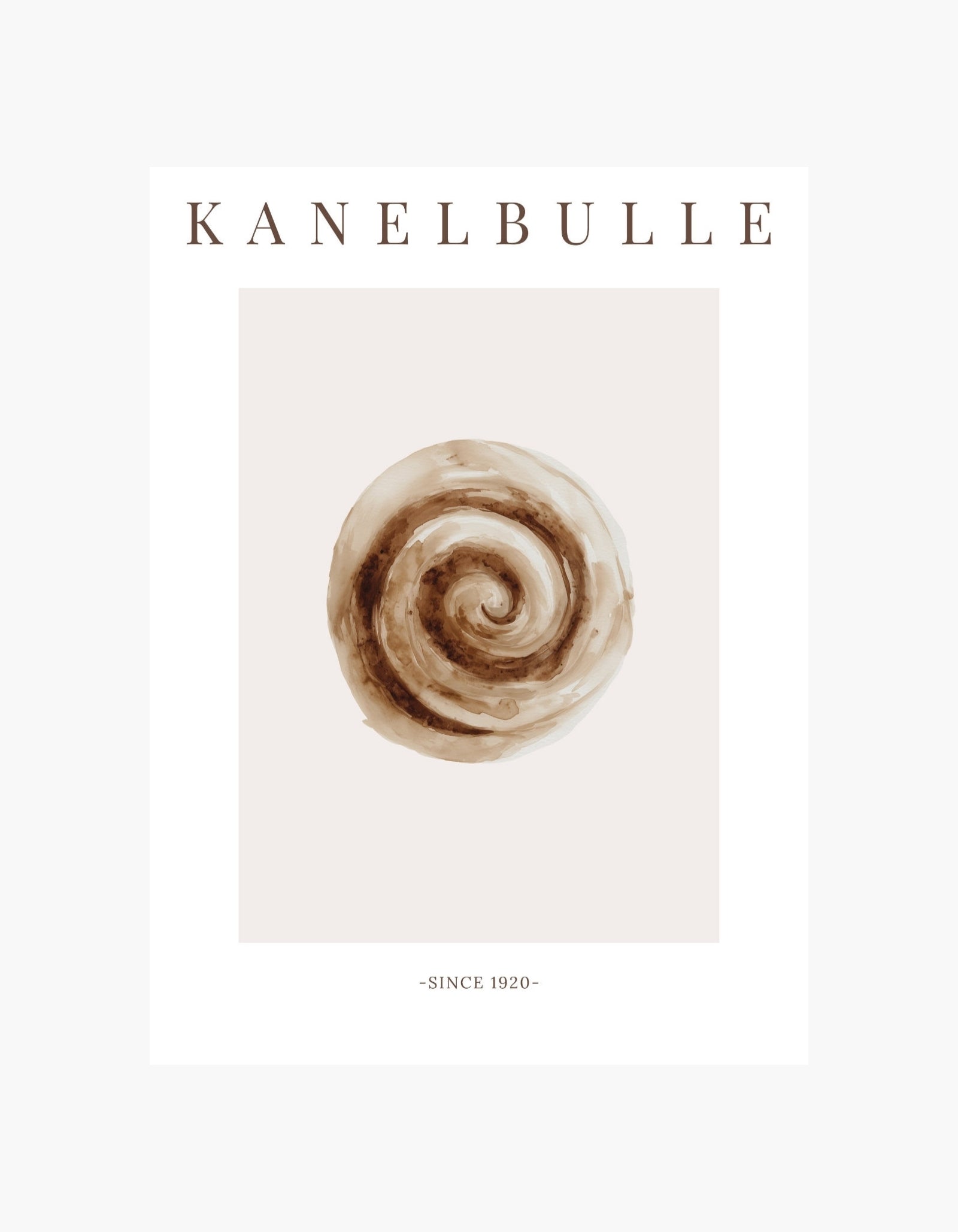 Kanelbulle Poster
