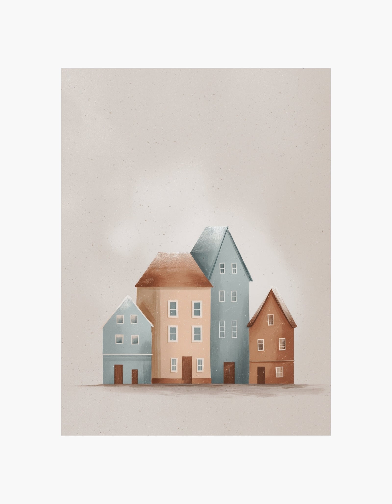 Cozy Village Poster
