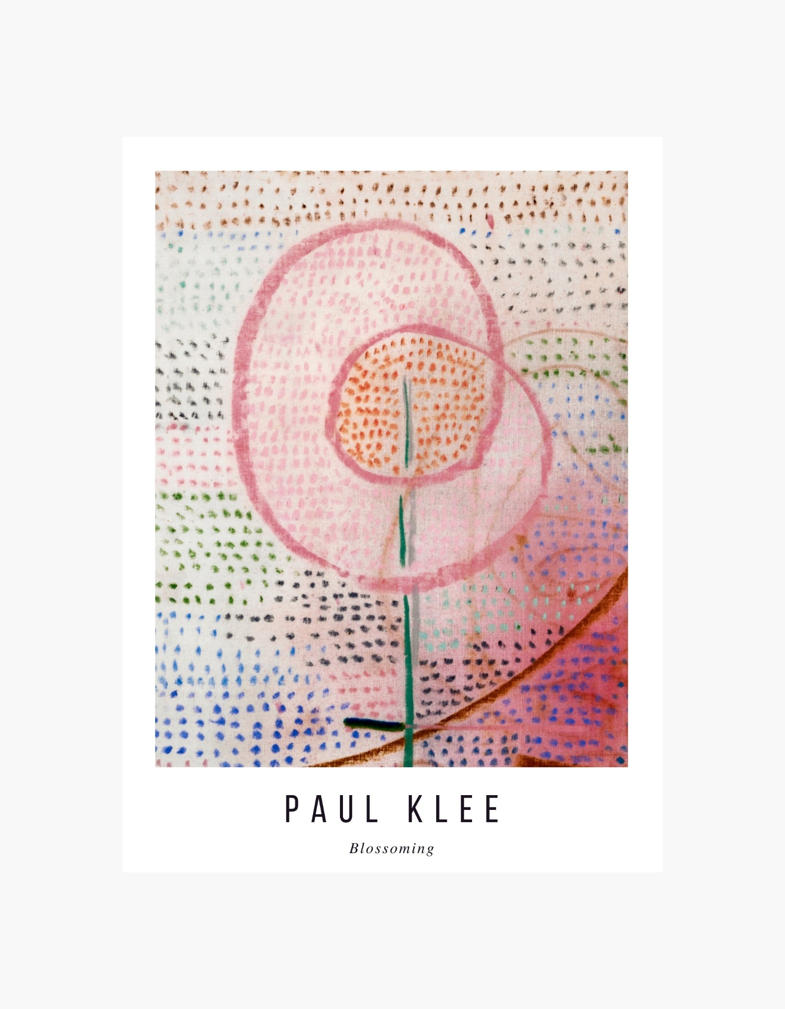 Paul Klee Blossoming Poster