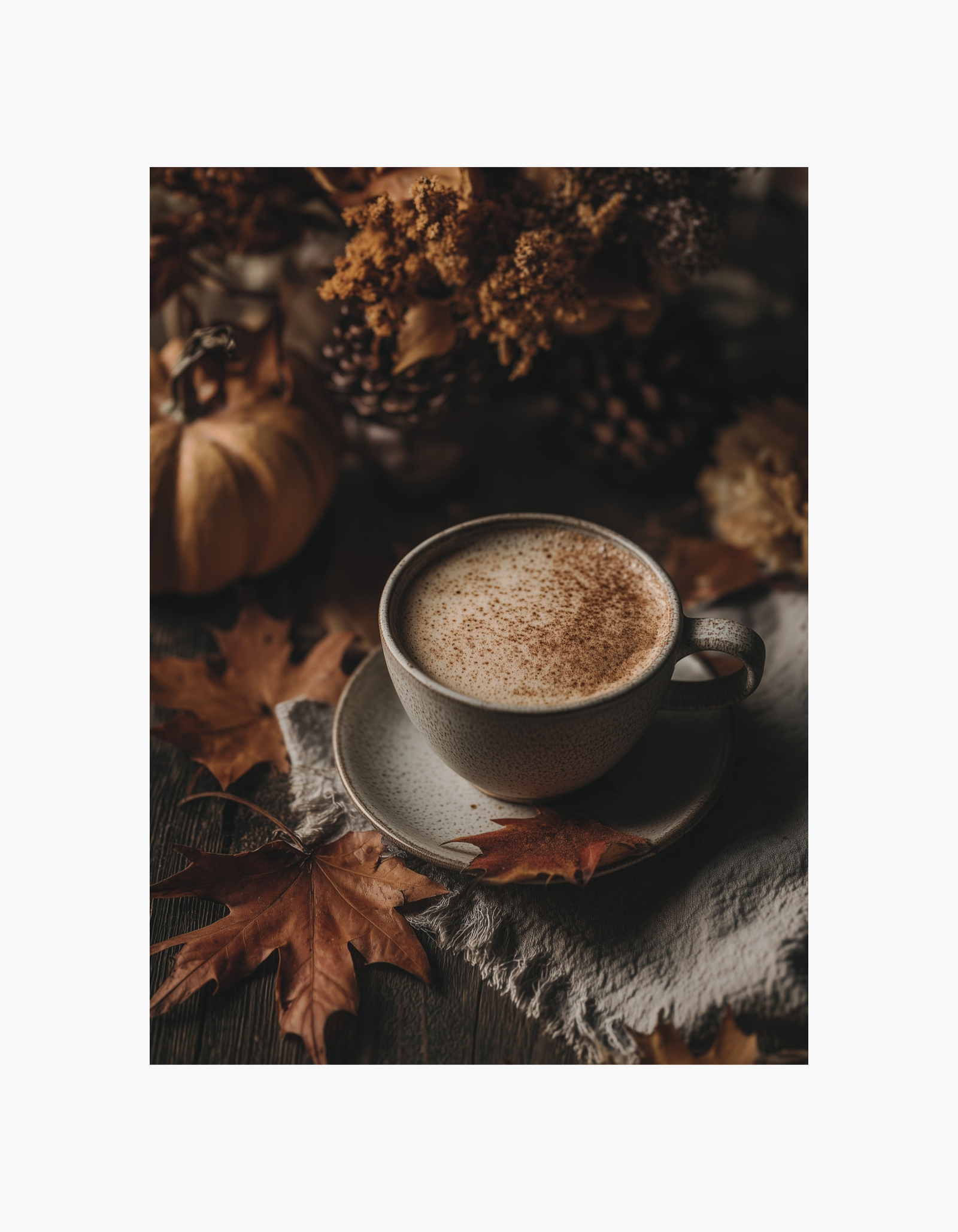Autumn Latte Poster