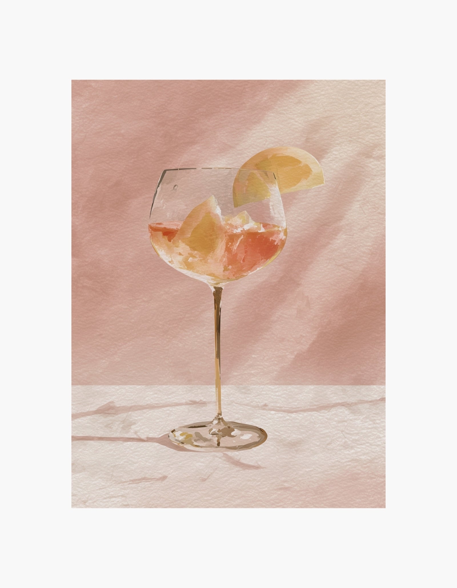 Peach Spritz Poster