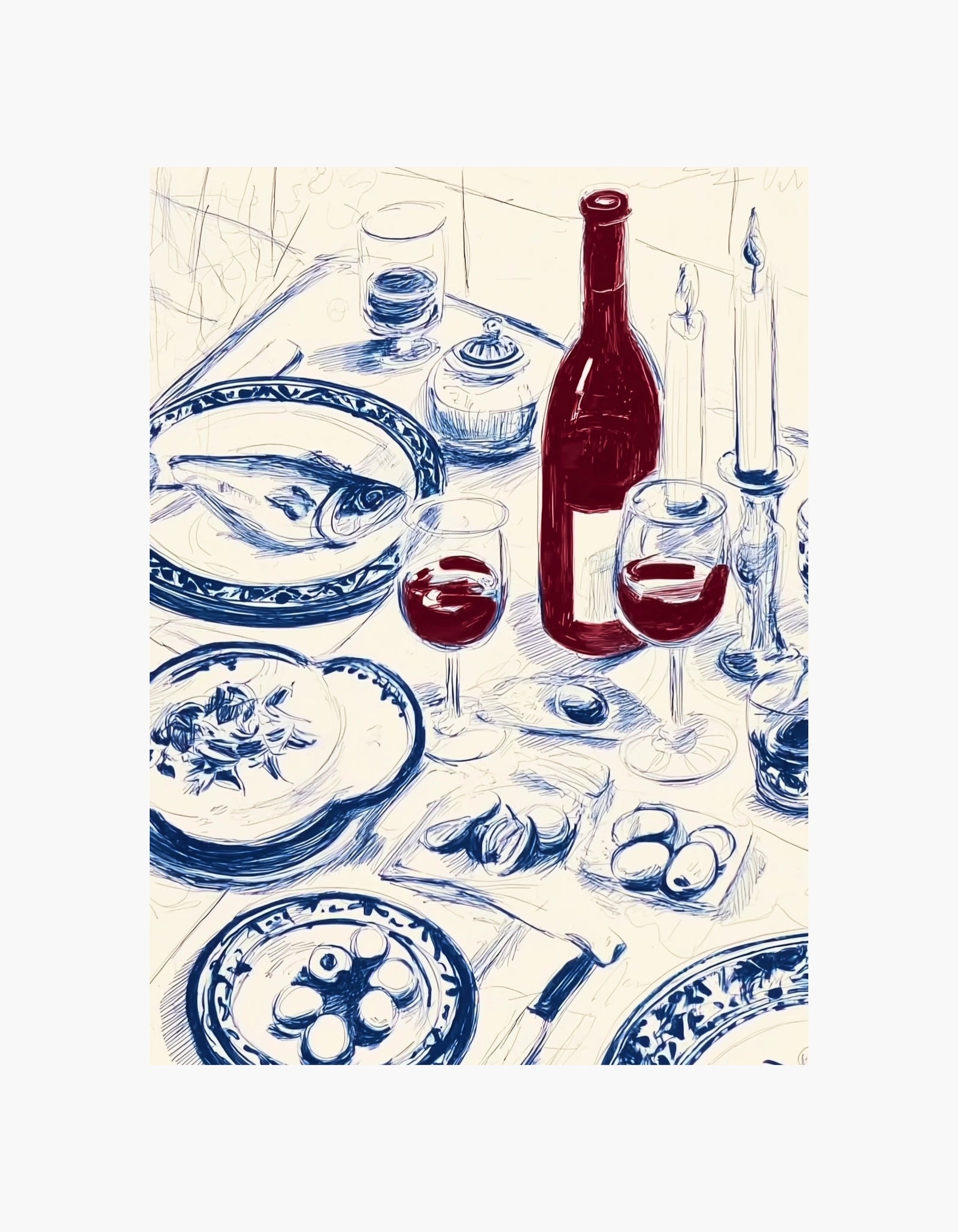 Red Wine Dinner Poster