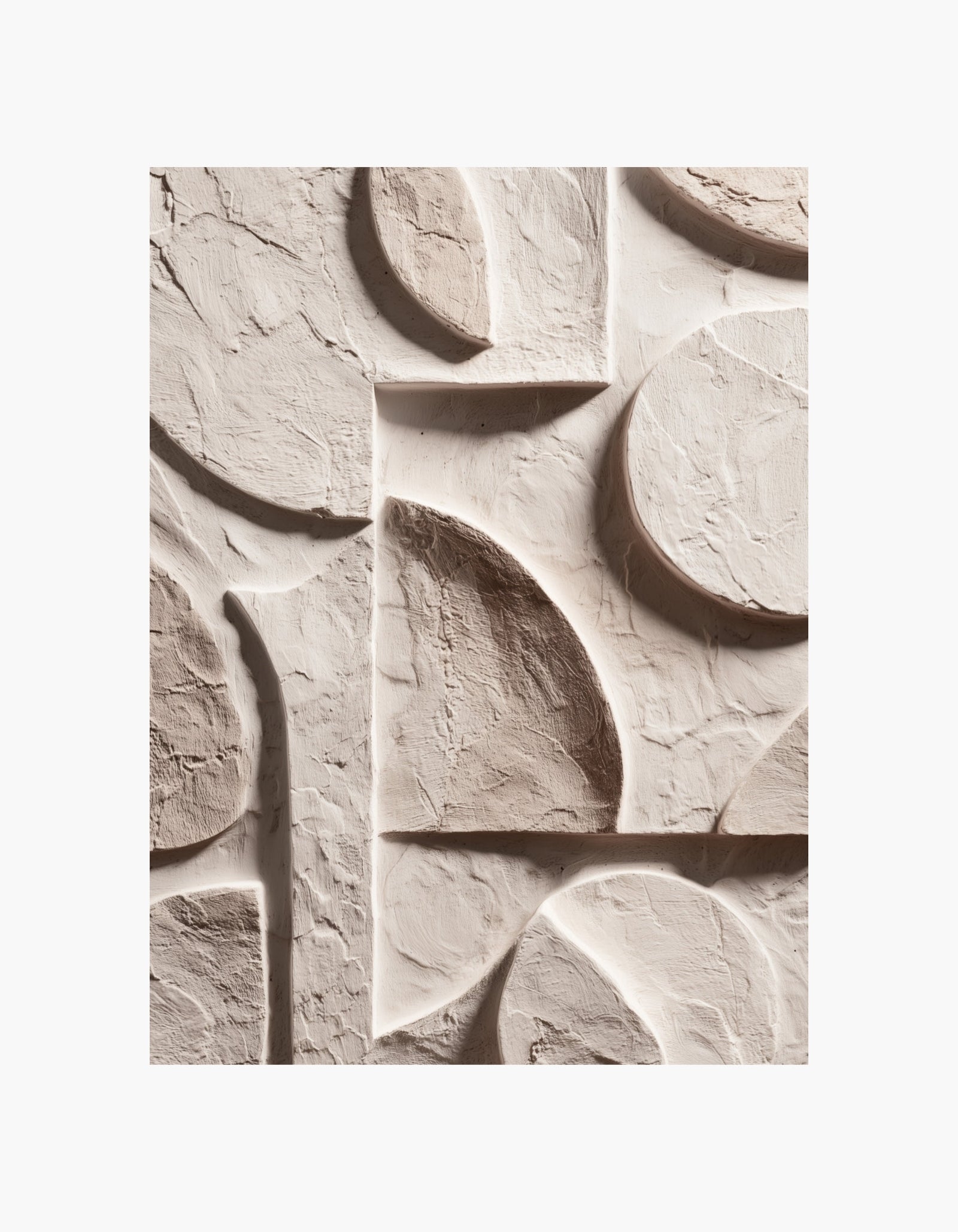 Soft Shapes Poster