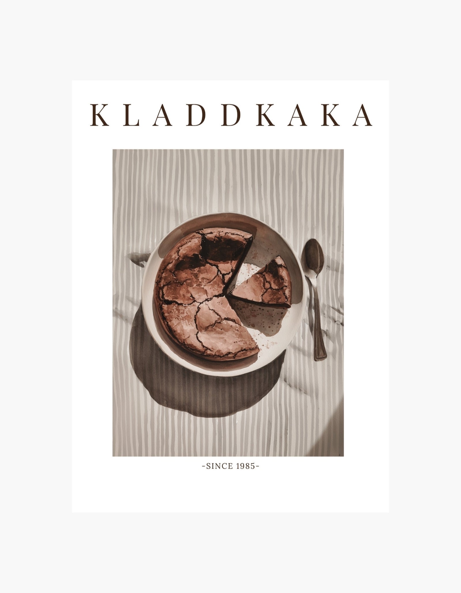 Kladdkaka Poster