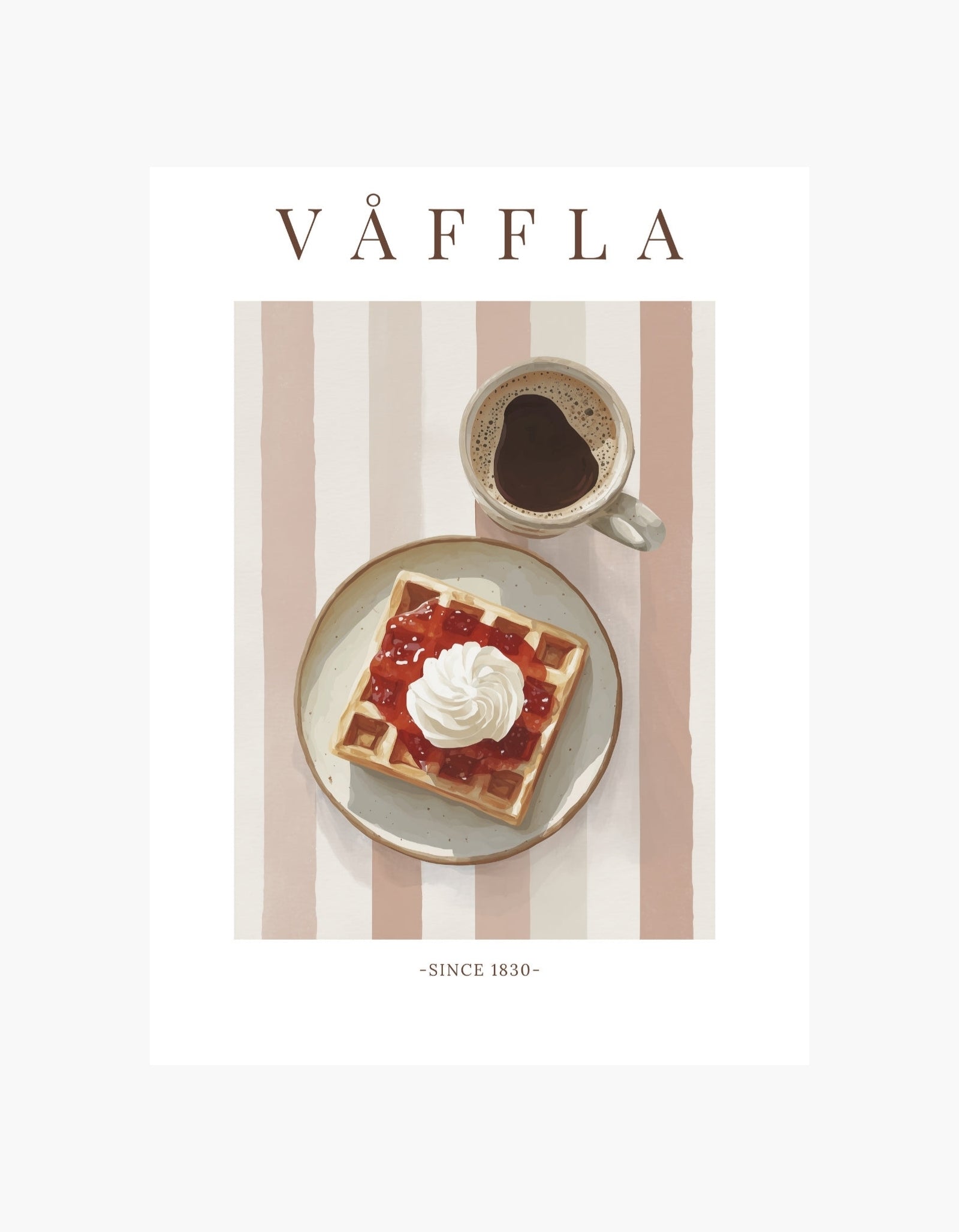 Våffla Poster