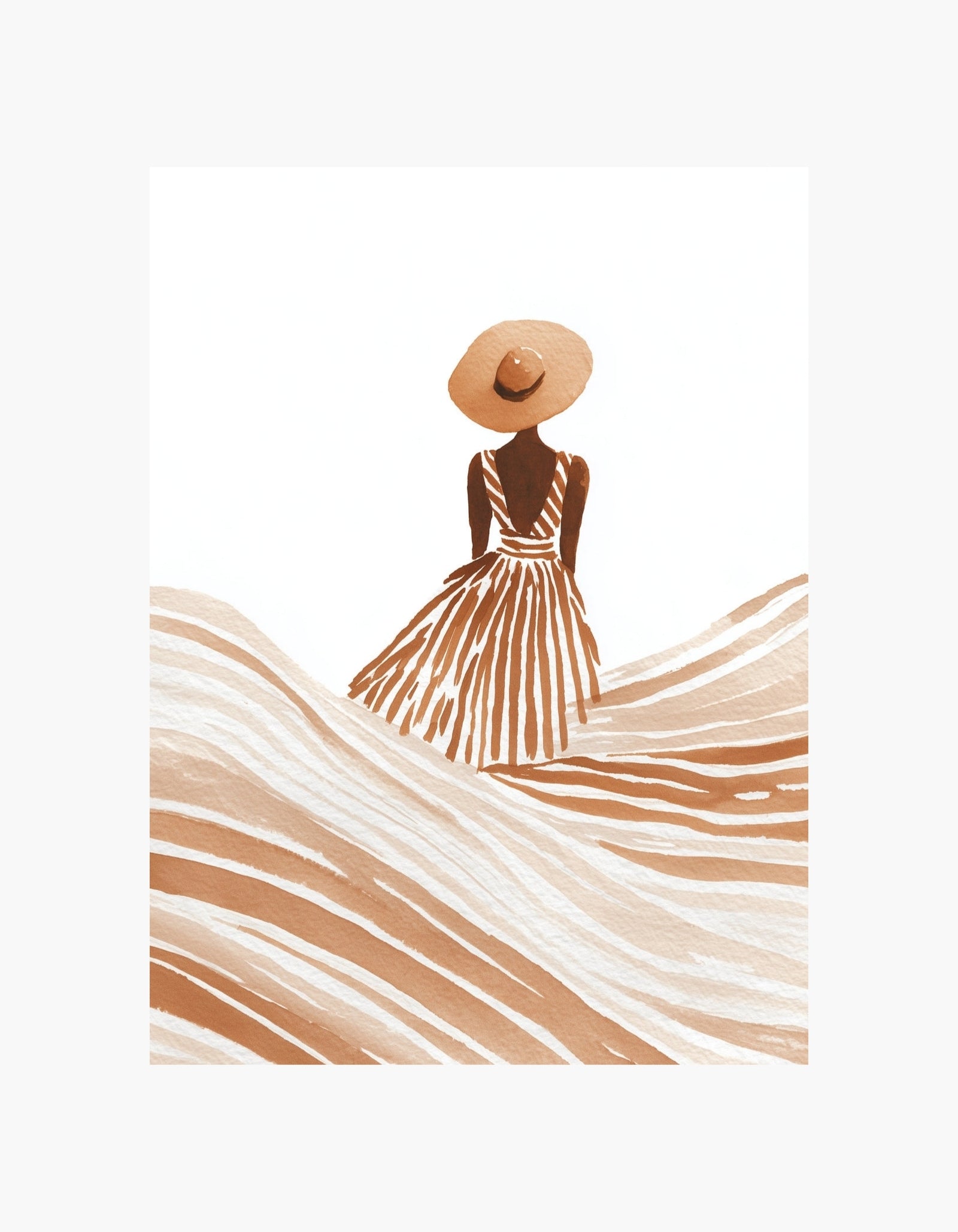 Abstract Girl Poster