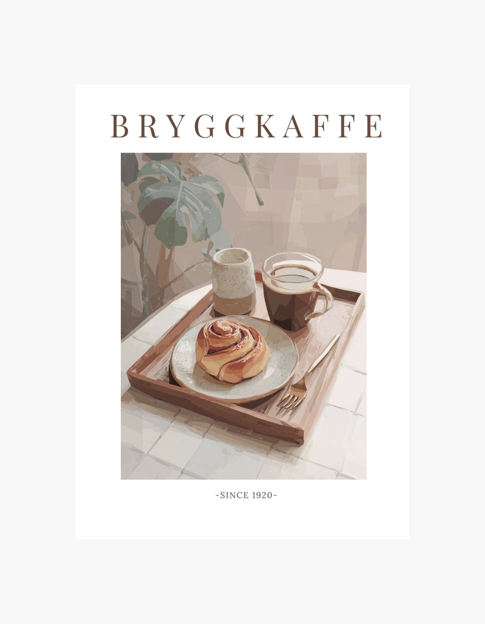 Bryggkaffe Poster
