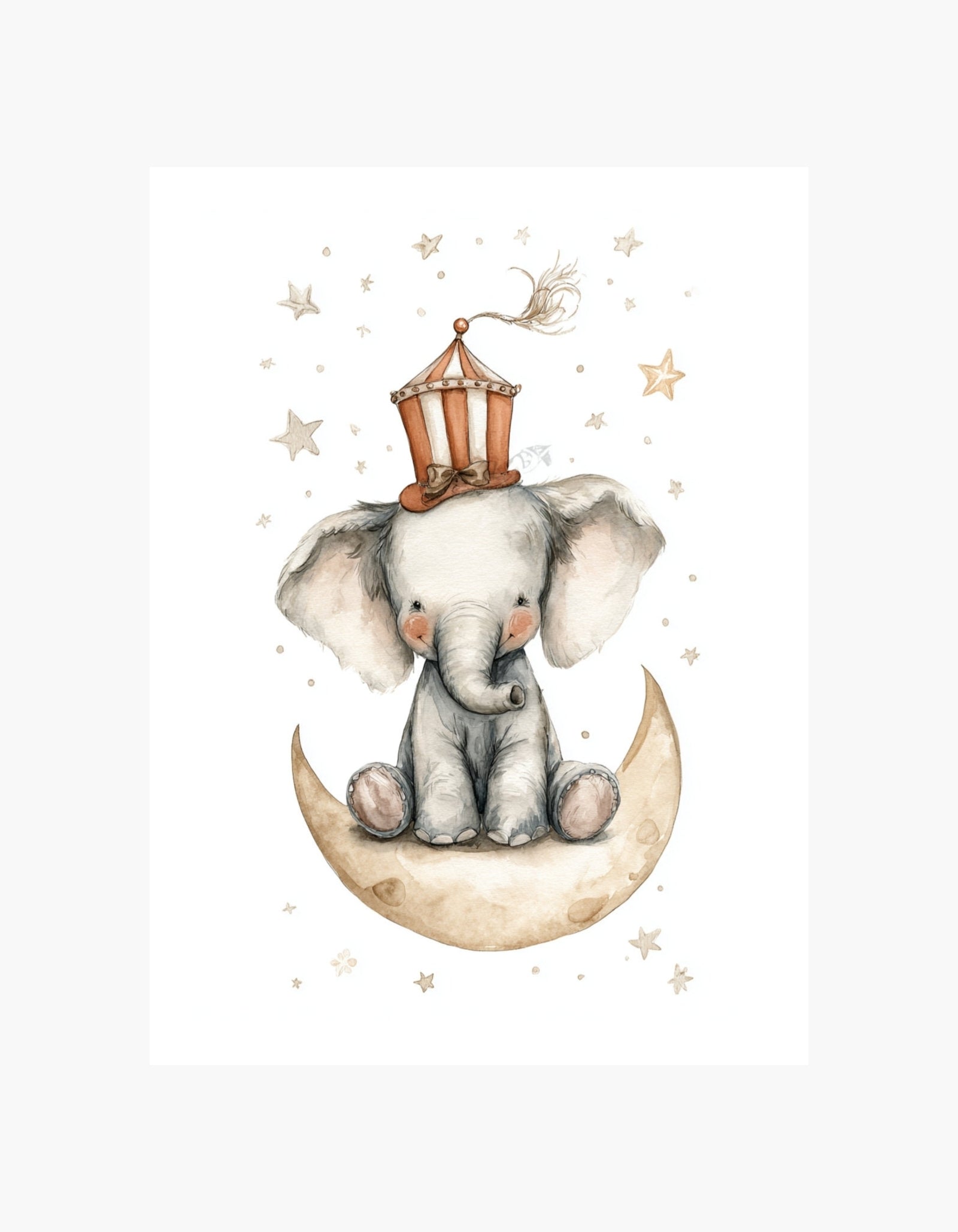 Circus Elephant Poster