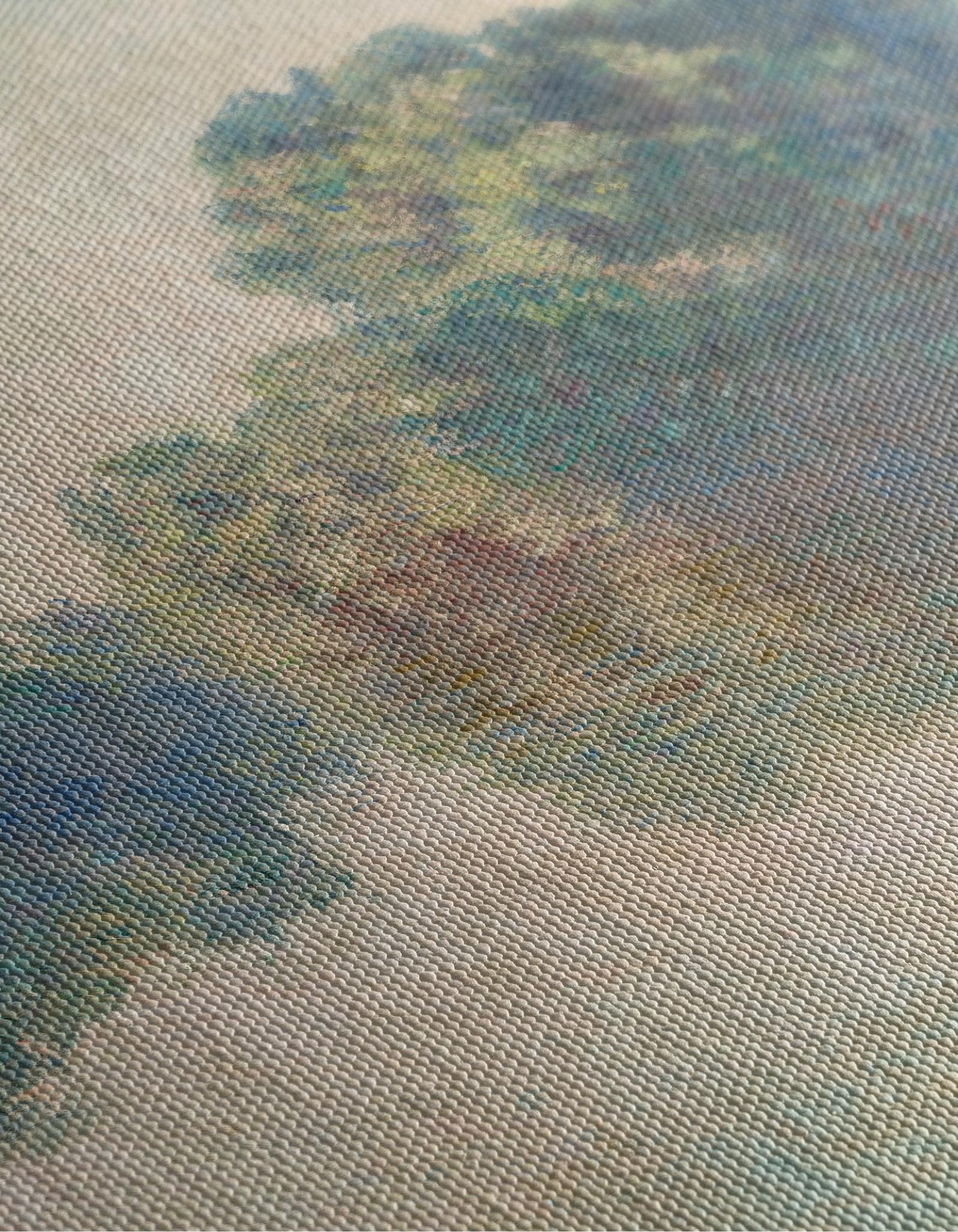 Morning on the Seine Canvas by Claude Monet