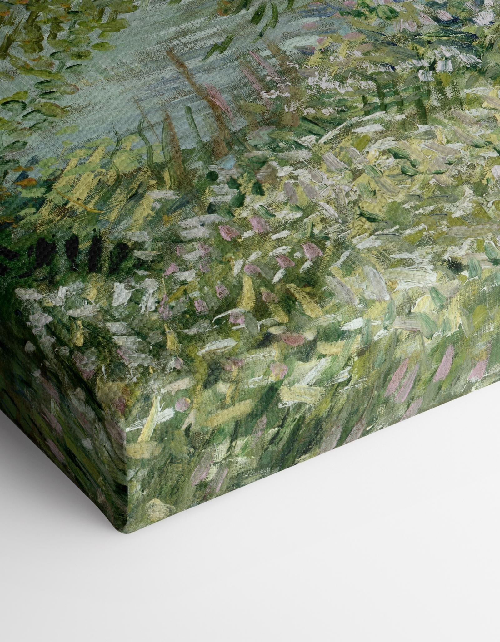 The Japanese Footbridge Canvas by Claude Monet