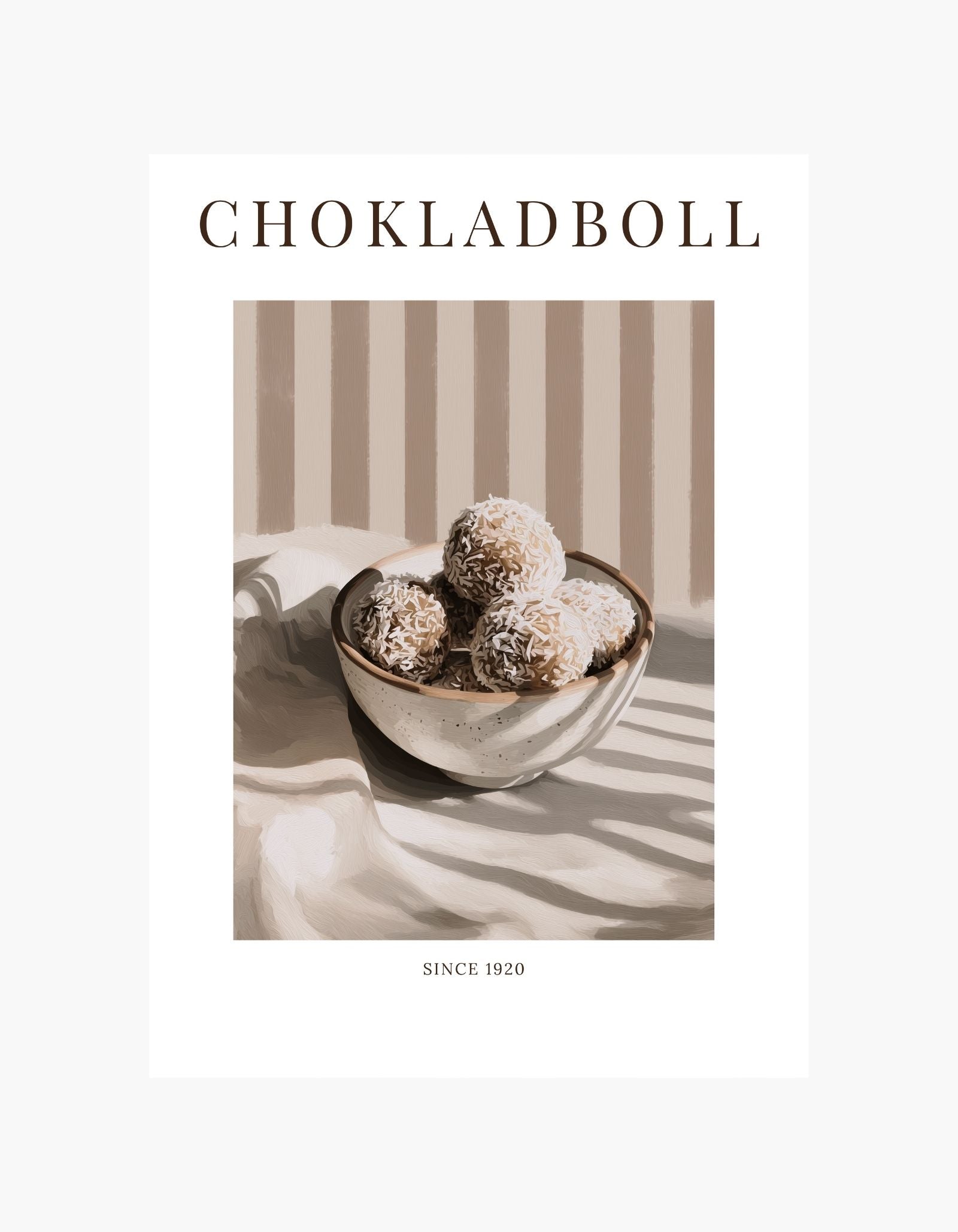 Chokladboll Poster