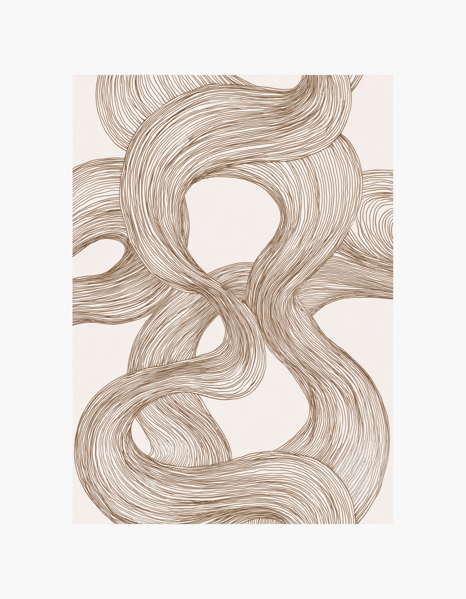 Flowing Lines Poster